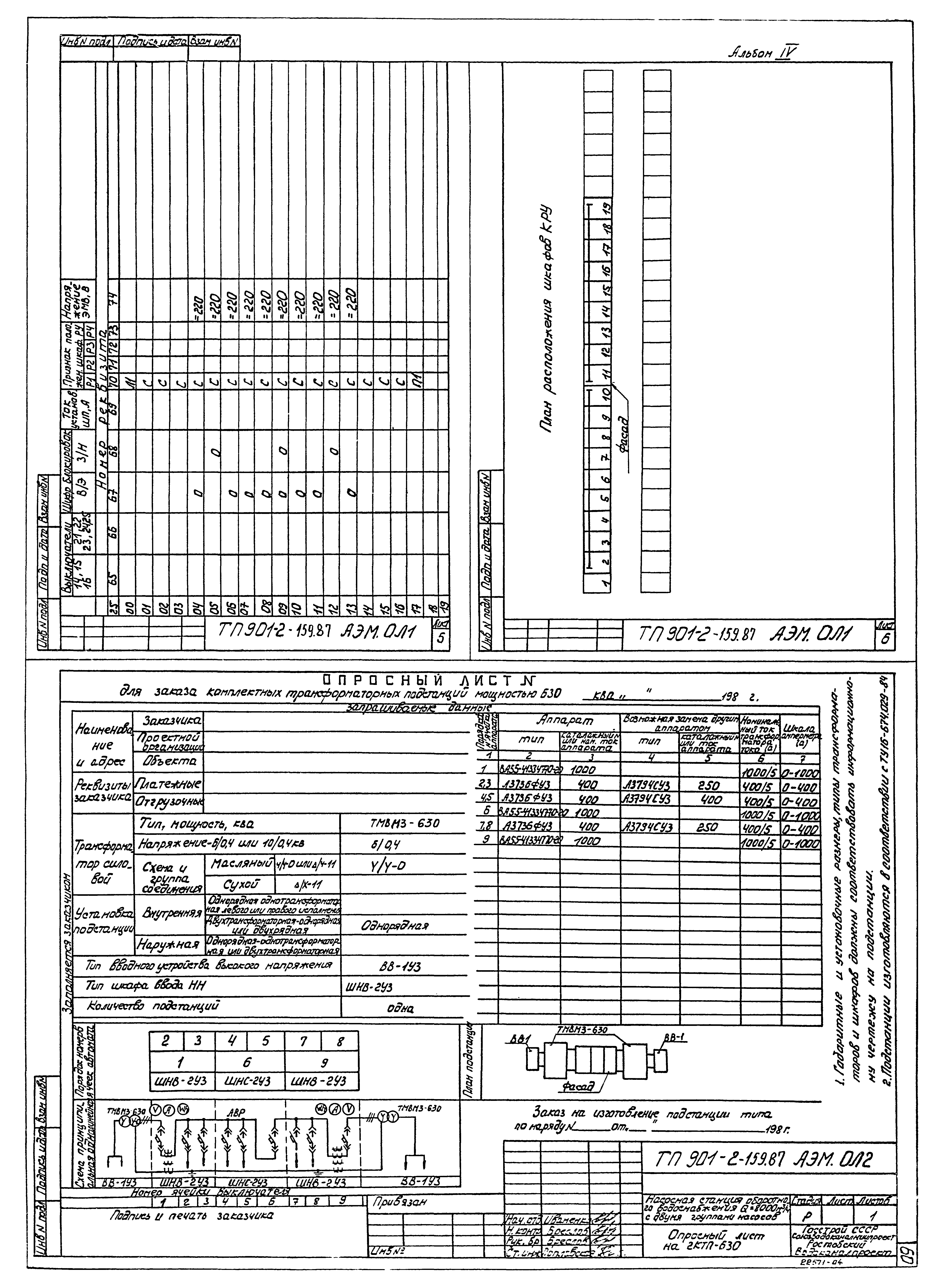 Типовой проект 901-2-159.87