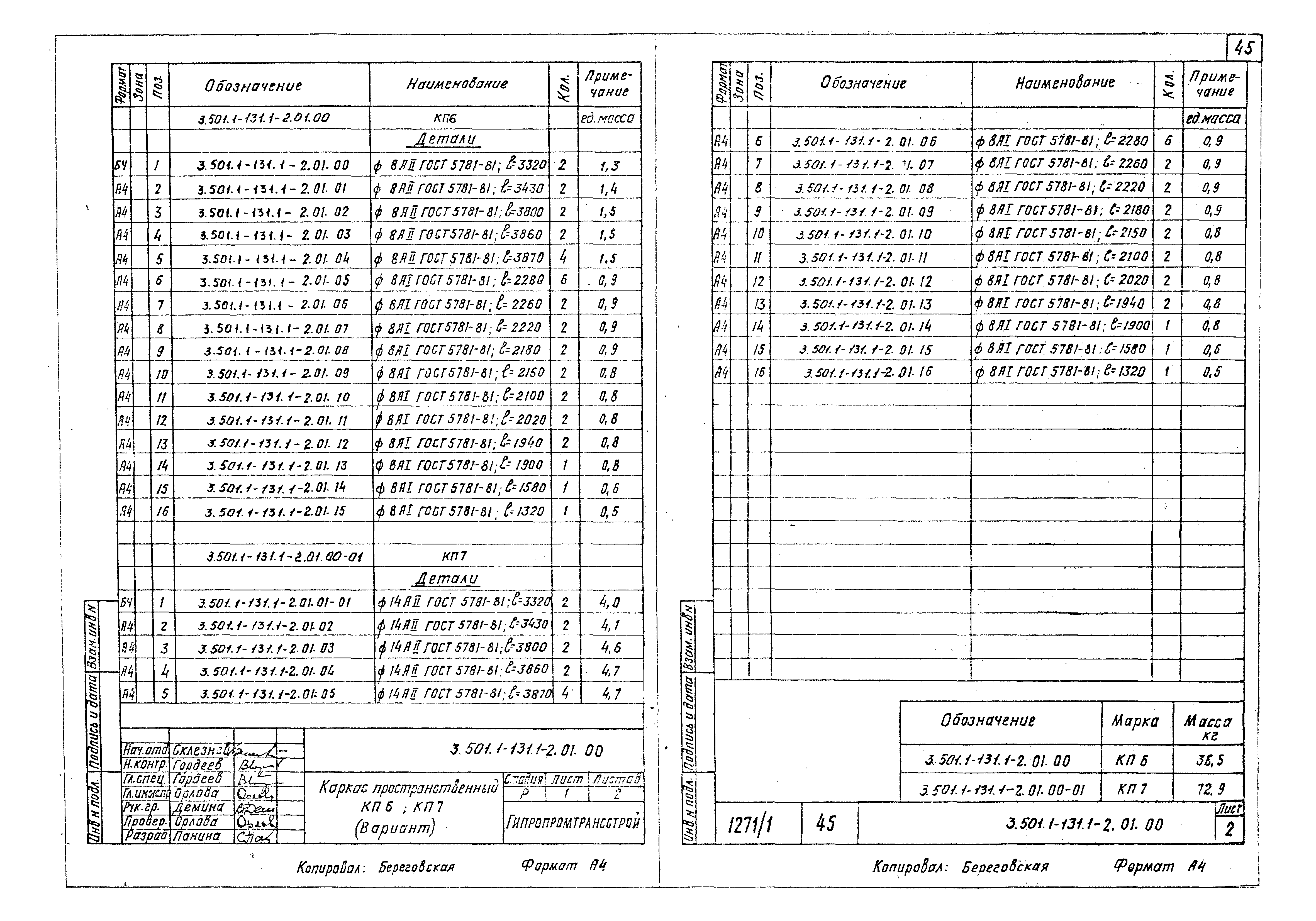 Серия 3.501.1-131