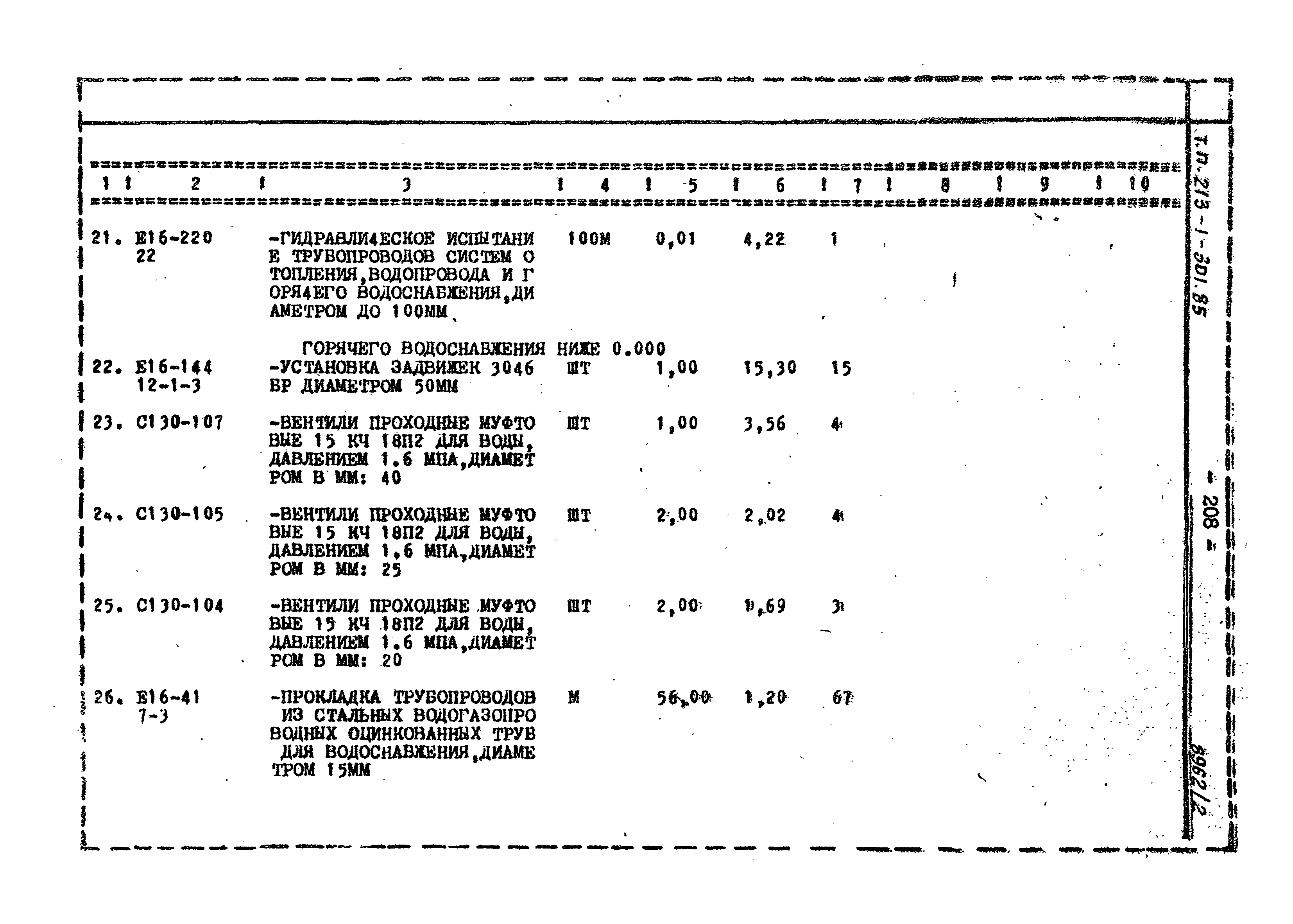 Типовой проект 213-1-301.85