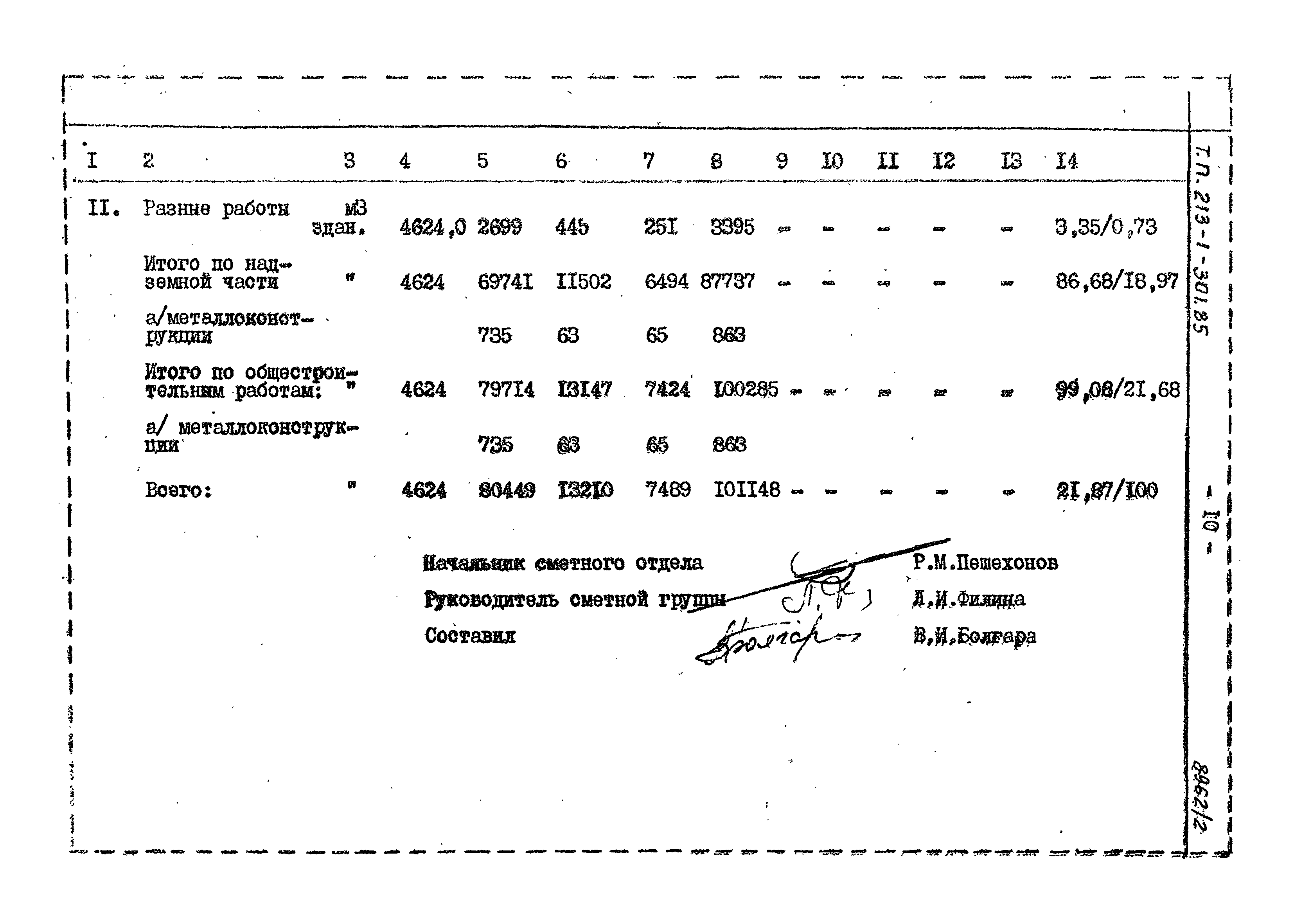 Типовой проект 213-1-301.85