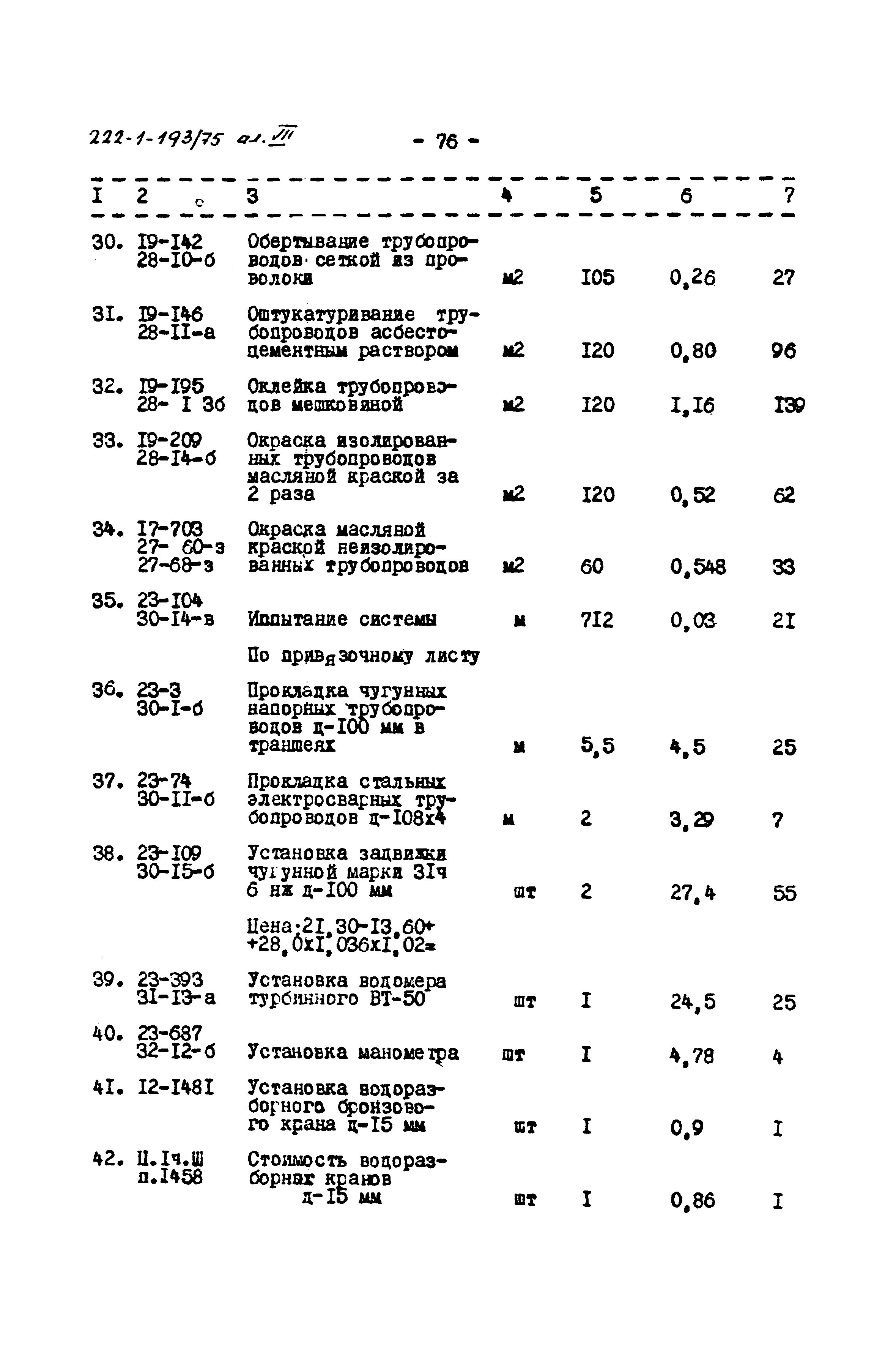 Типовой проект 222-1-193/75