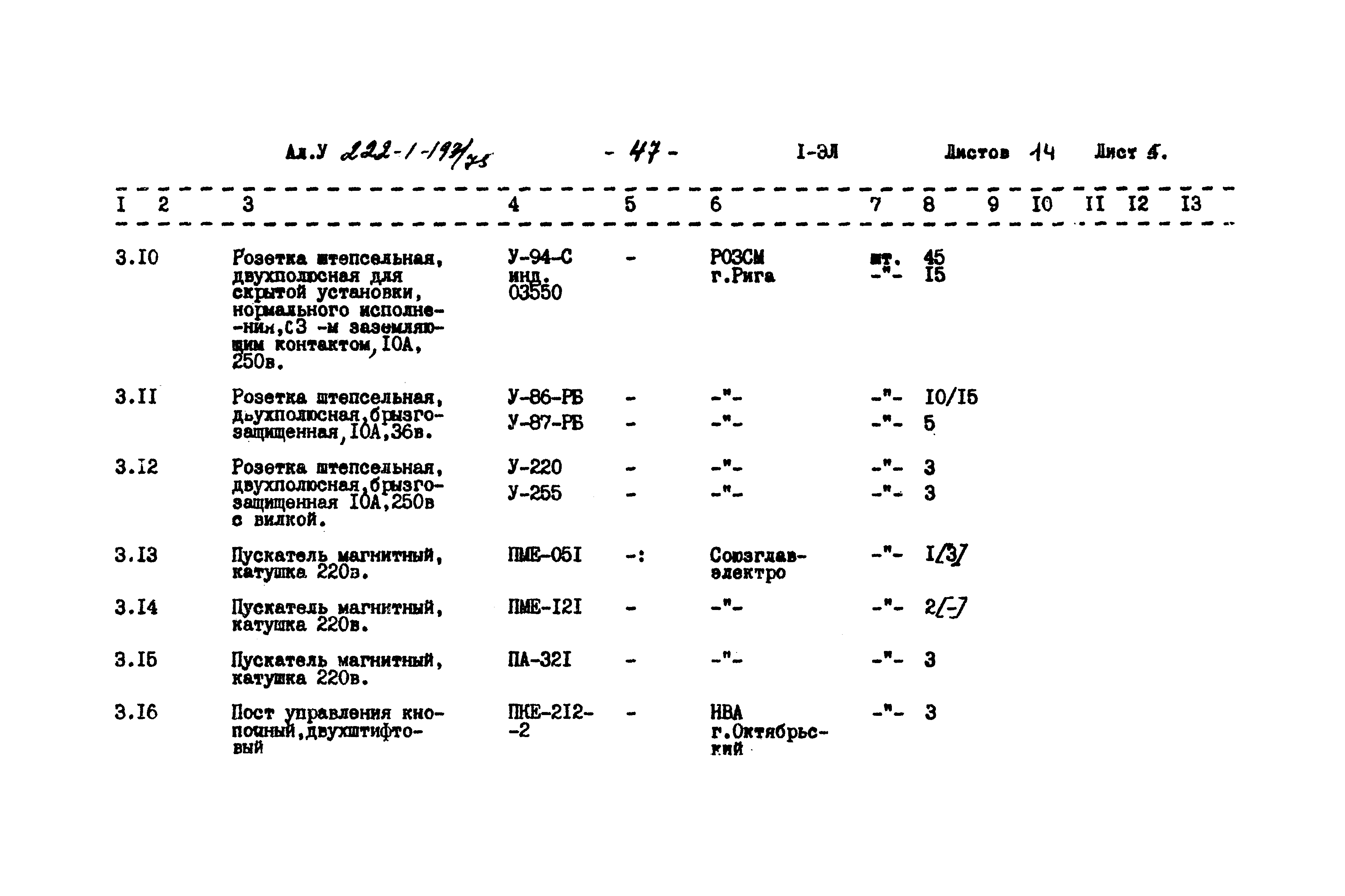 Типовой проект 222-1-193/75