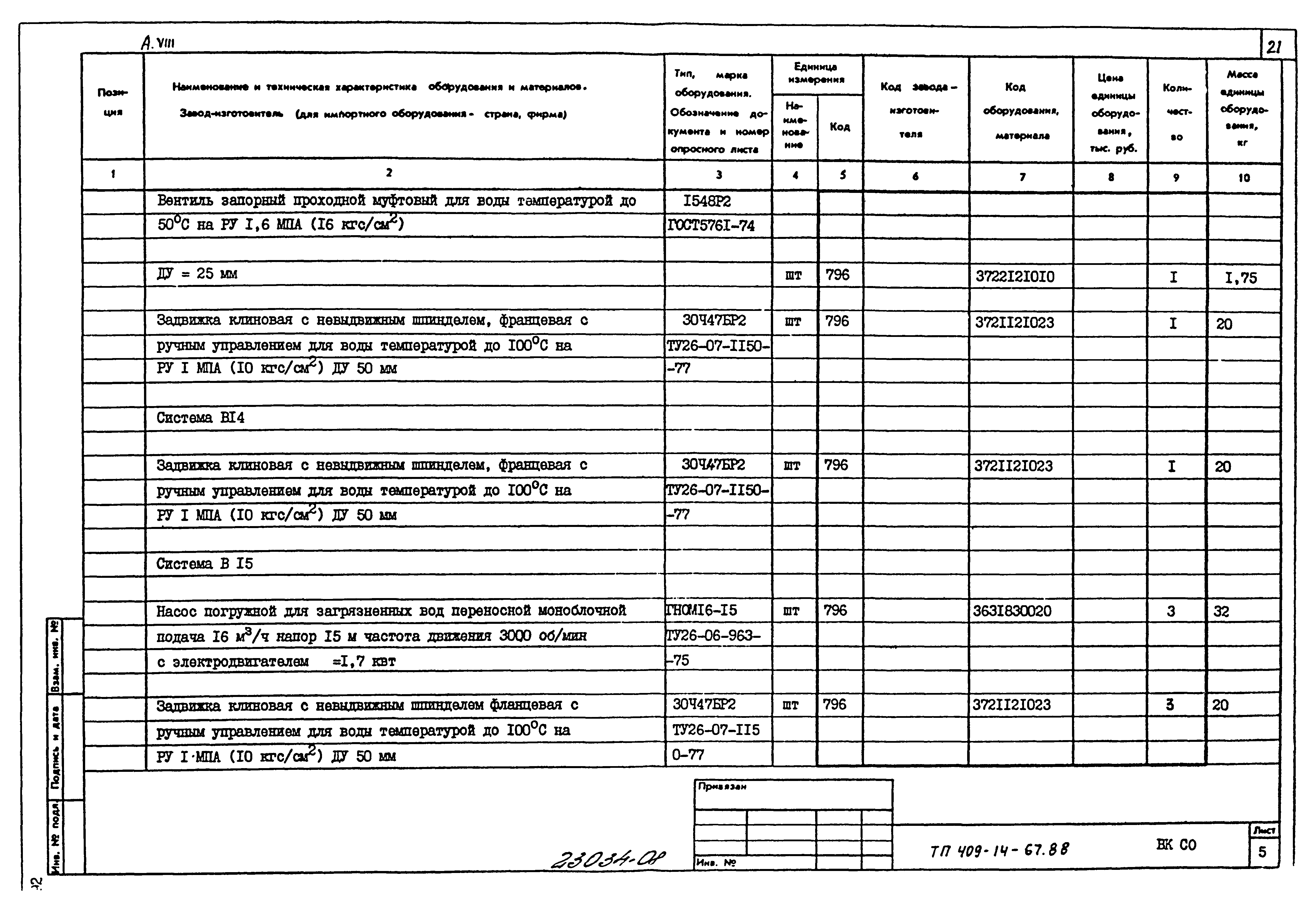 Типовой проект 409-14-67.88