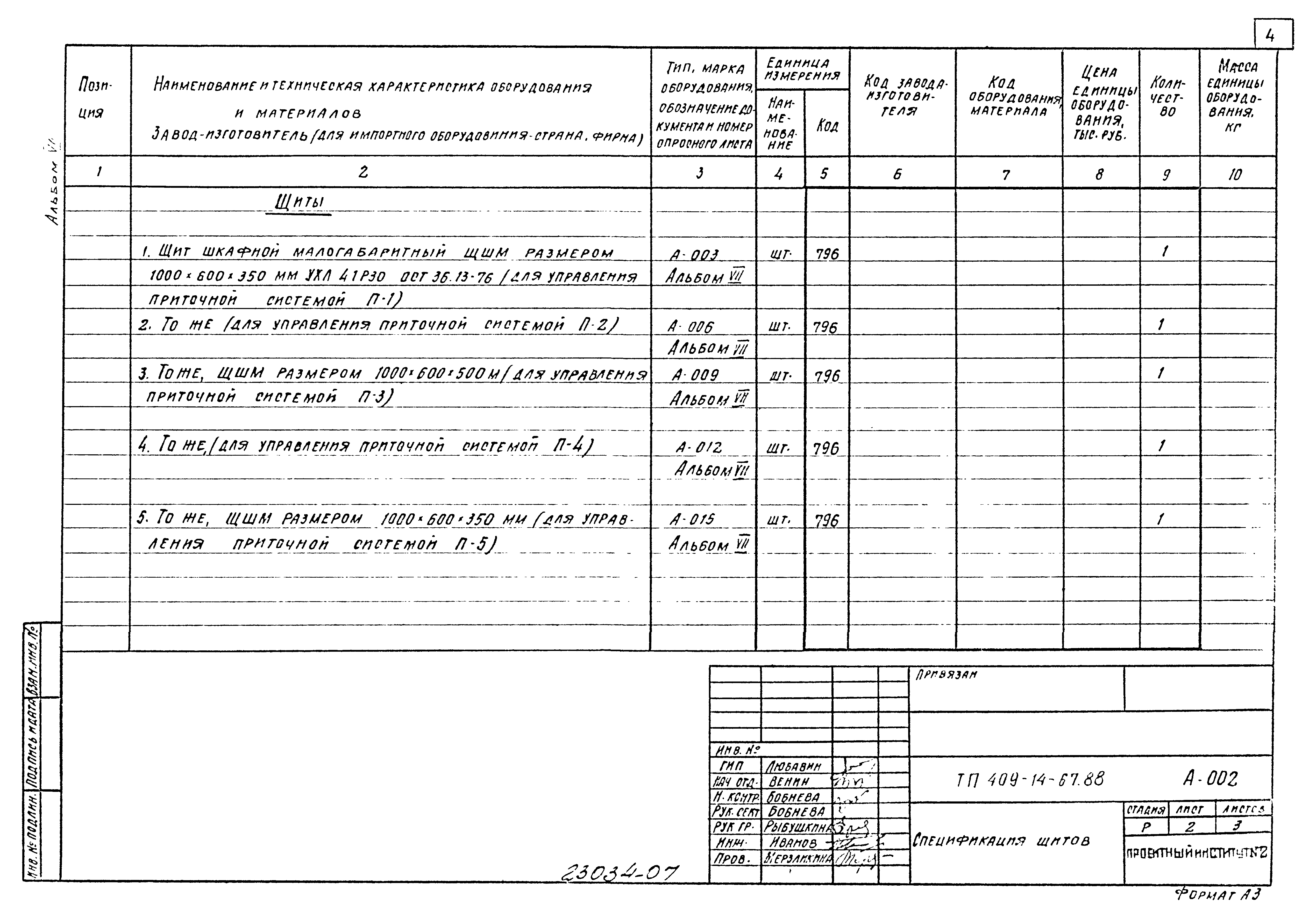 Типовой проект 409-14-67.88