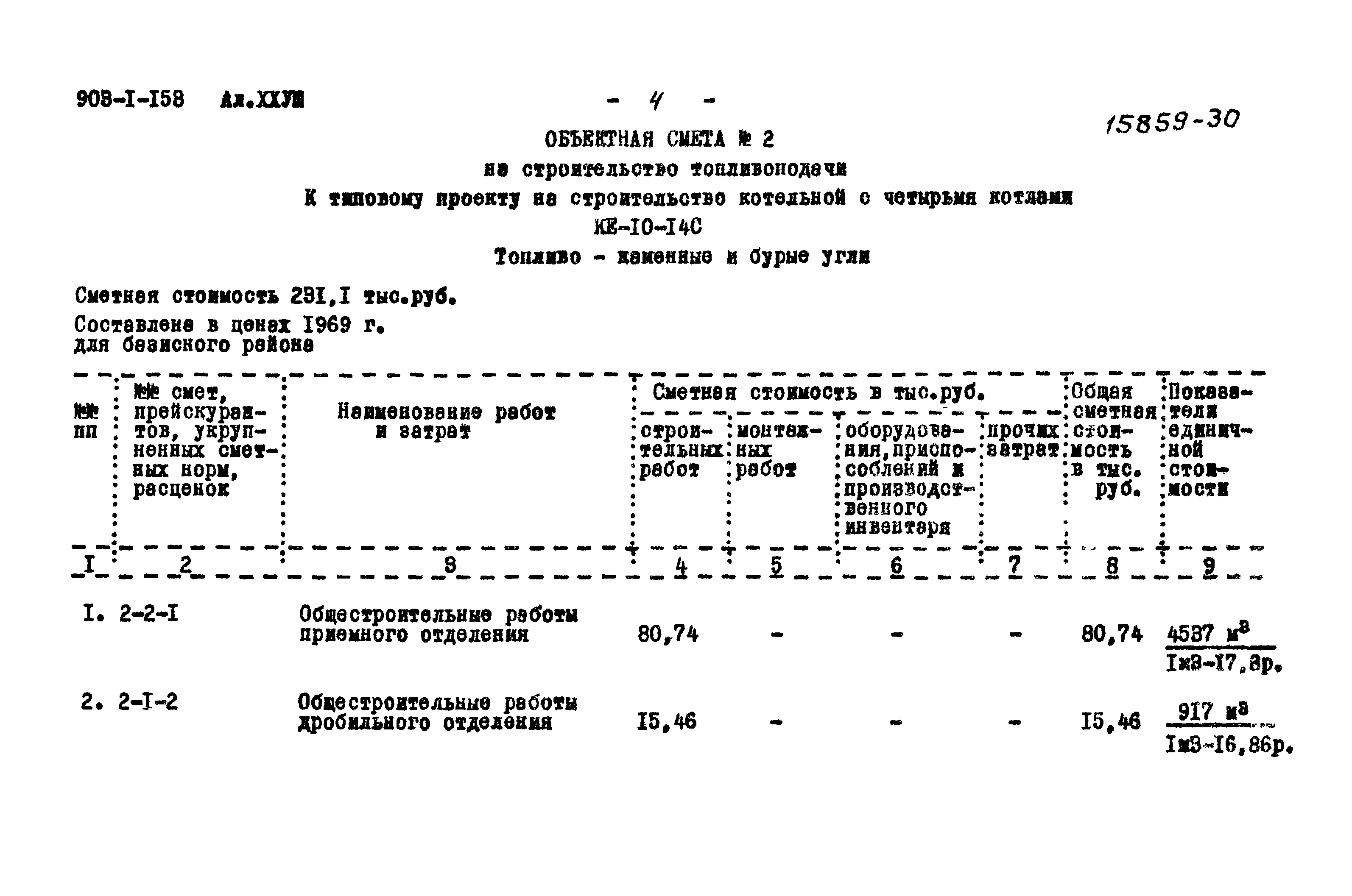 Типовой проект 903-1-158