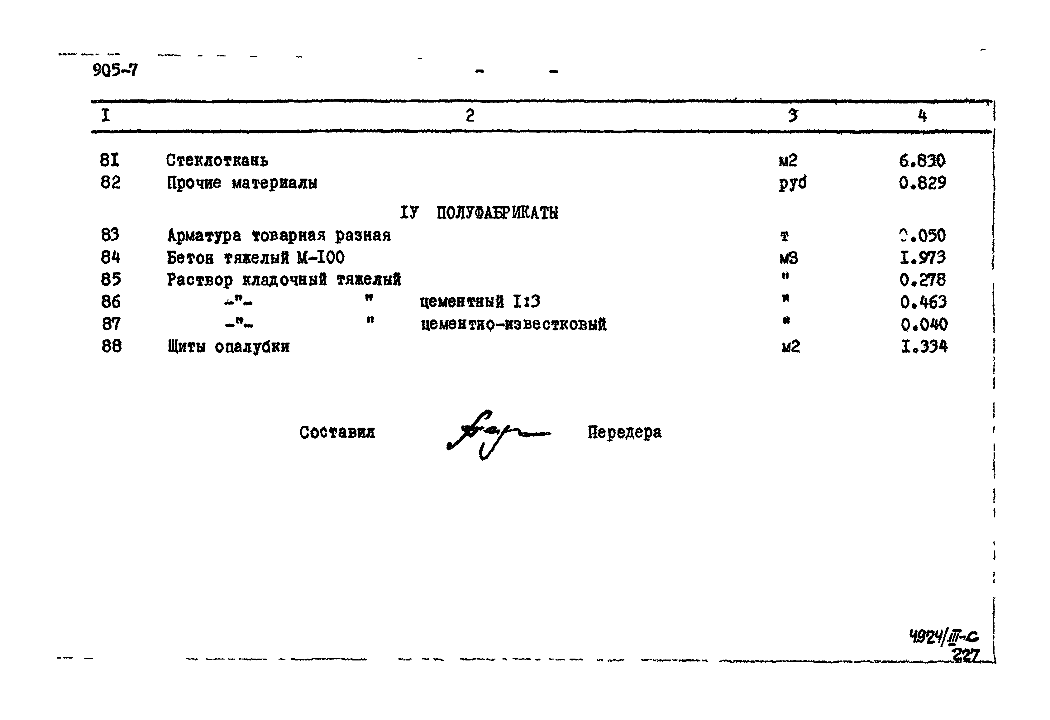 Типовой проект 905-7