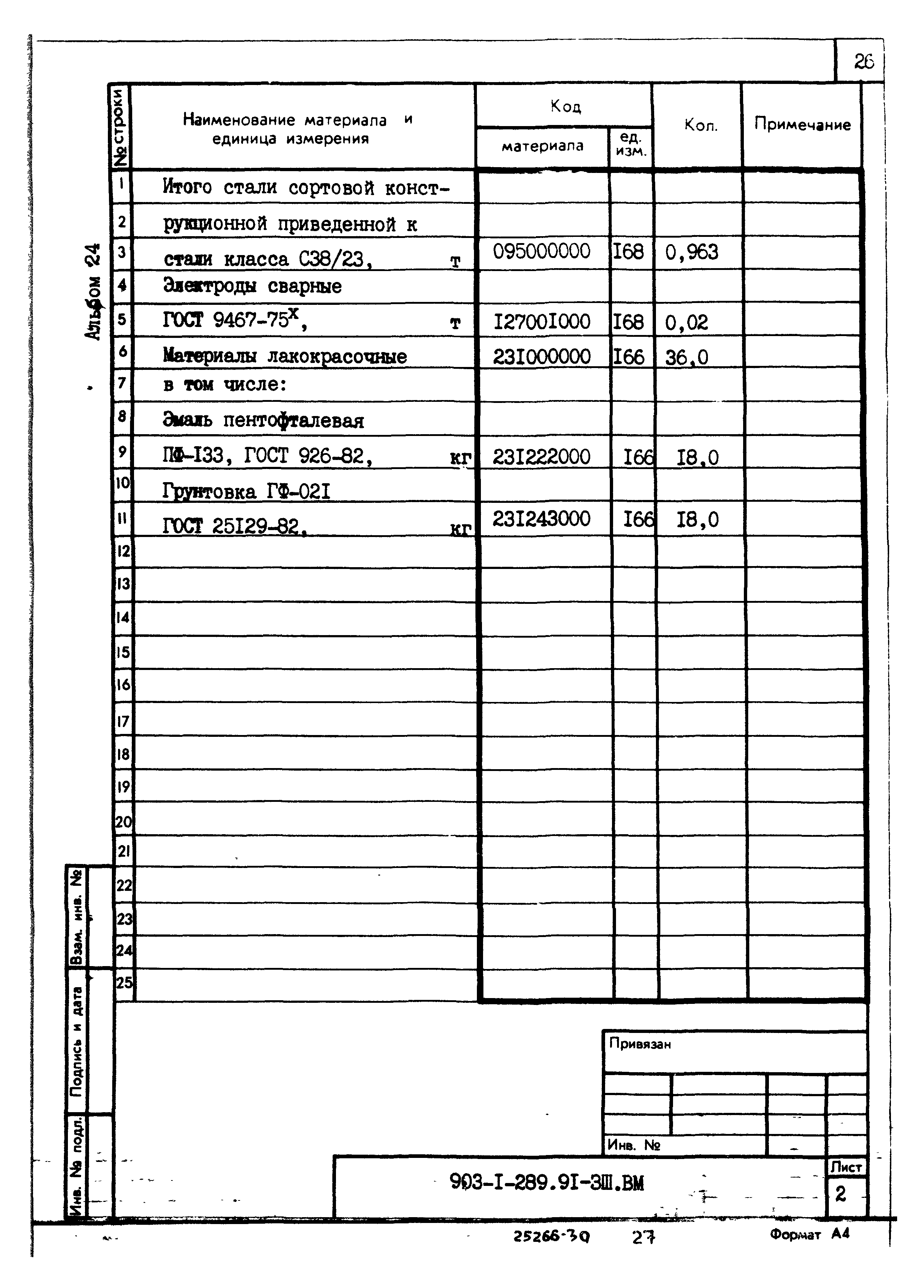 Типовой проект 903-1-289.91