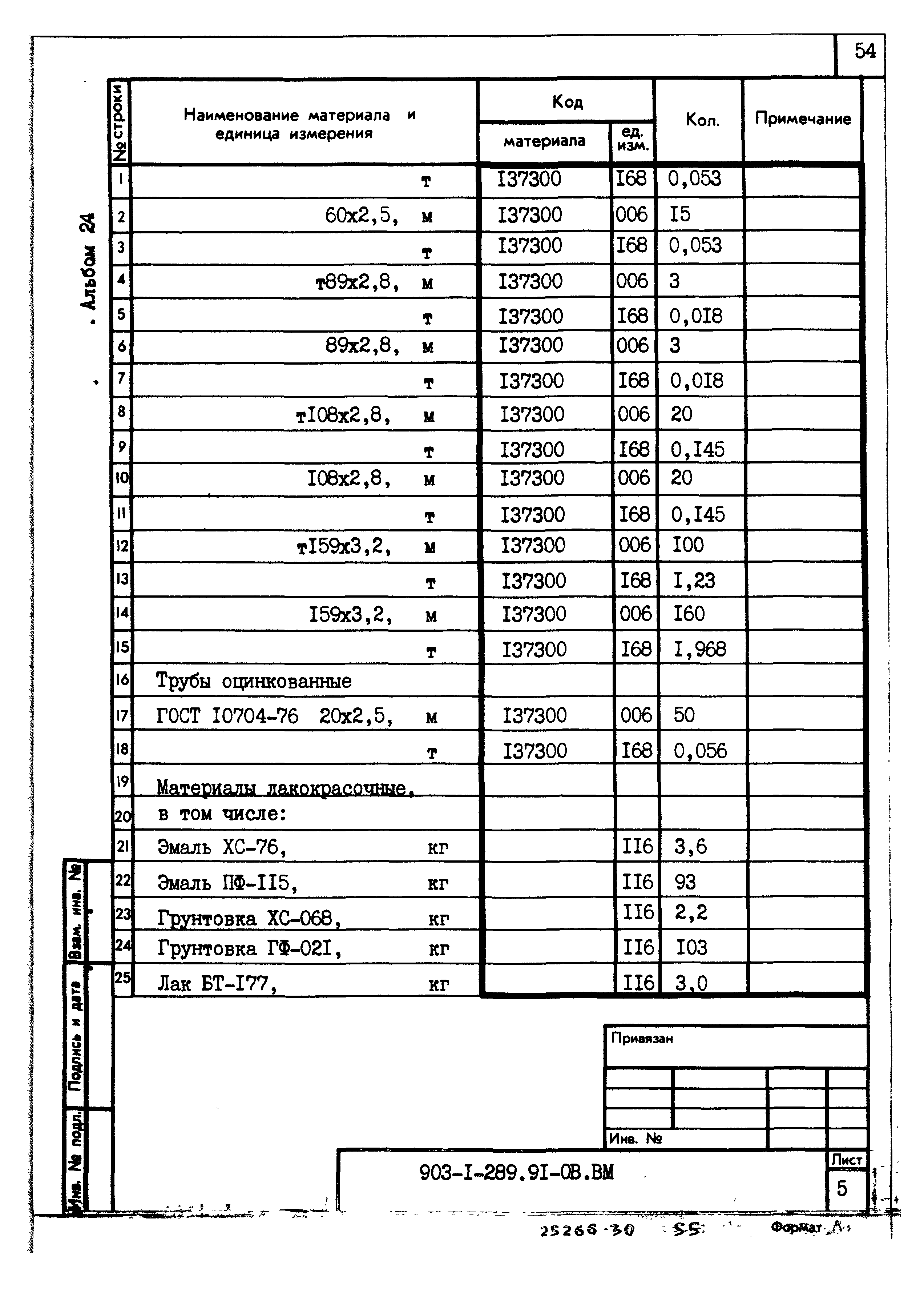 Типовой проект 903-1-289.91