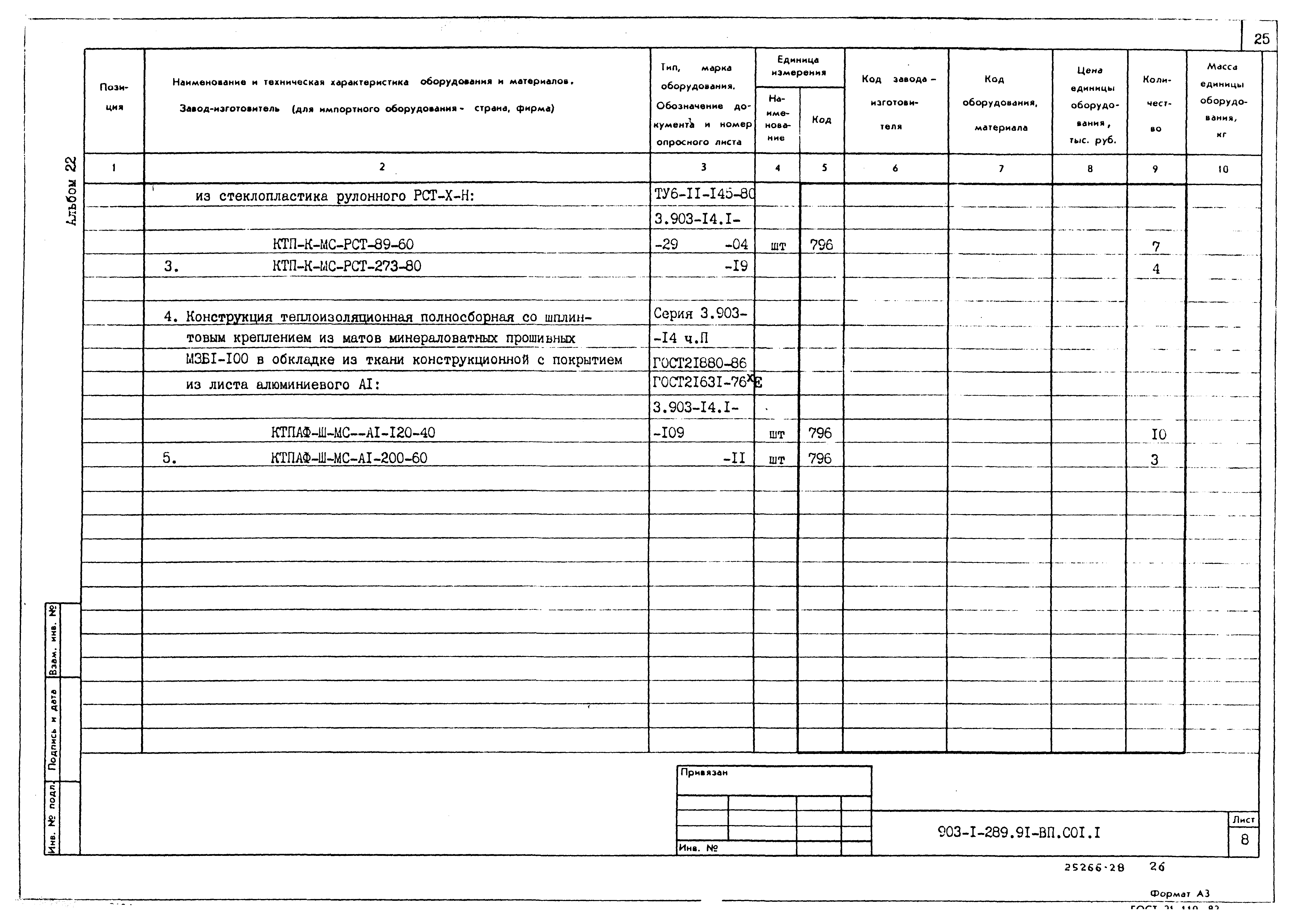 Типовой проект 903-1-289.91