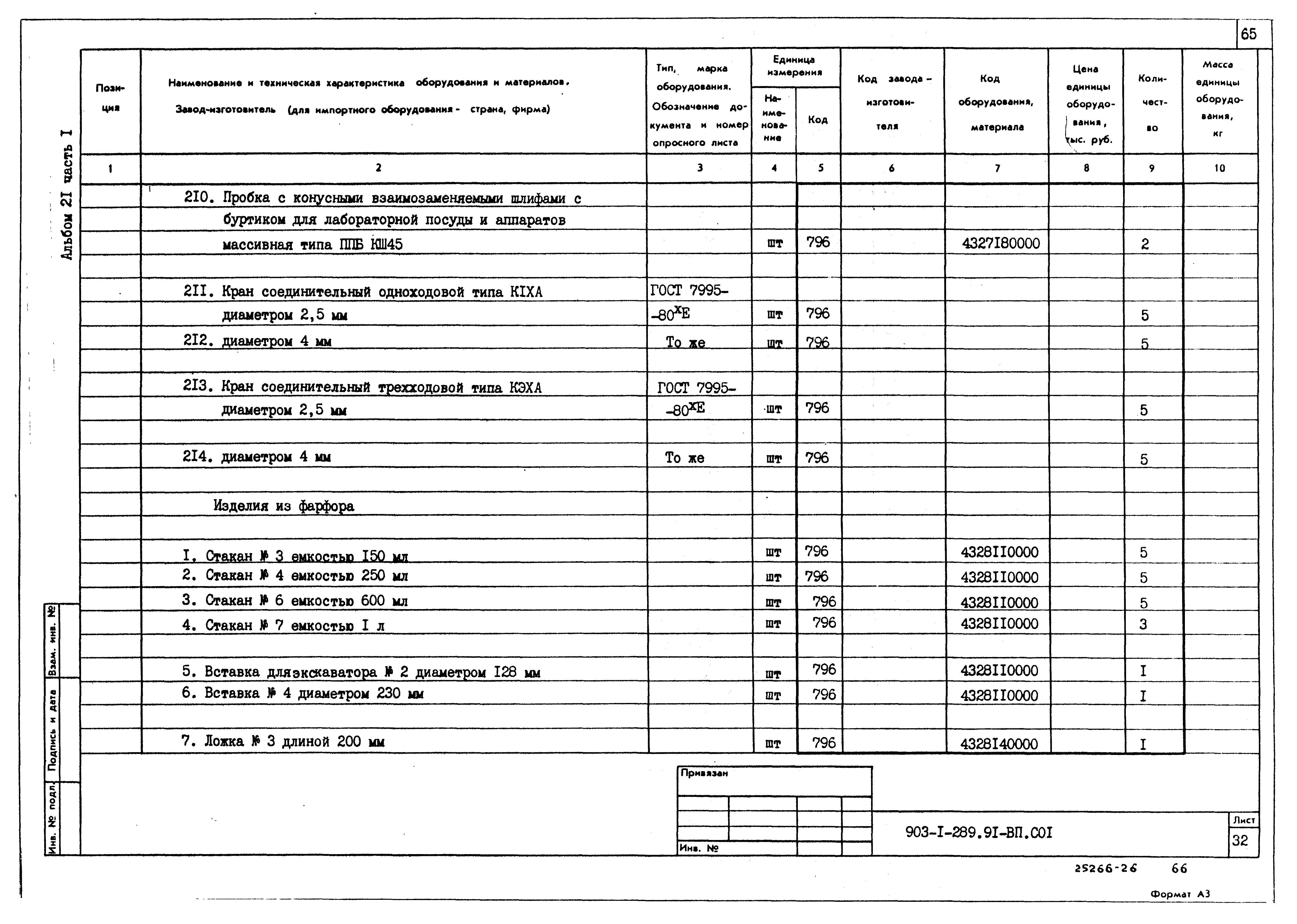 Типовой проект 903-1-289.91