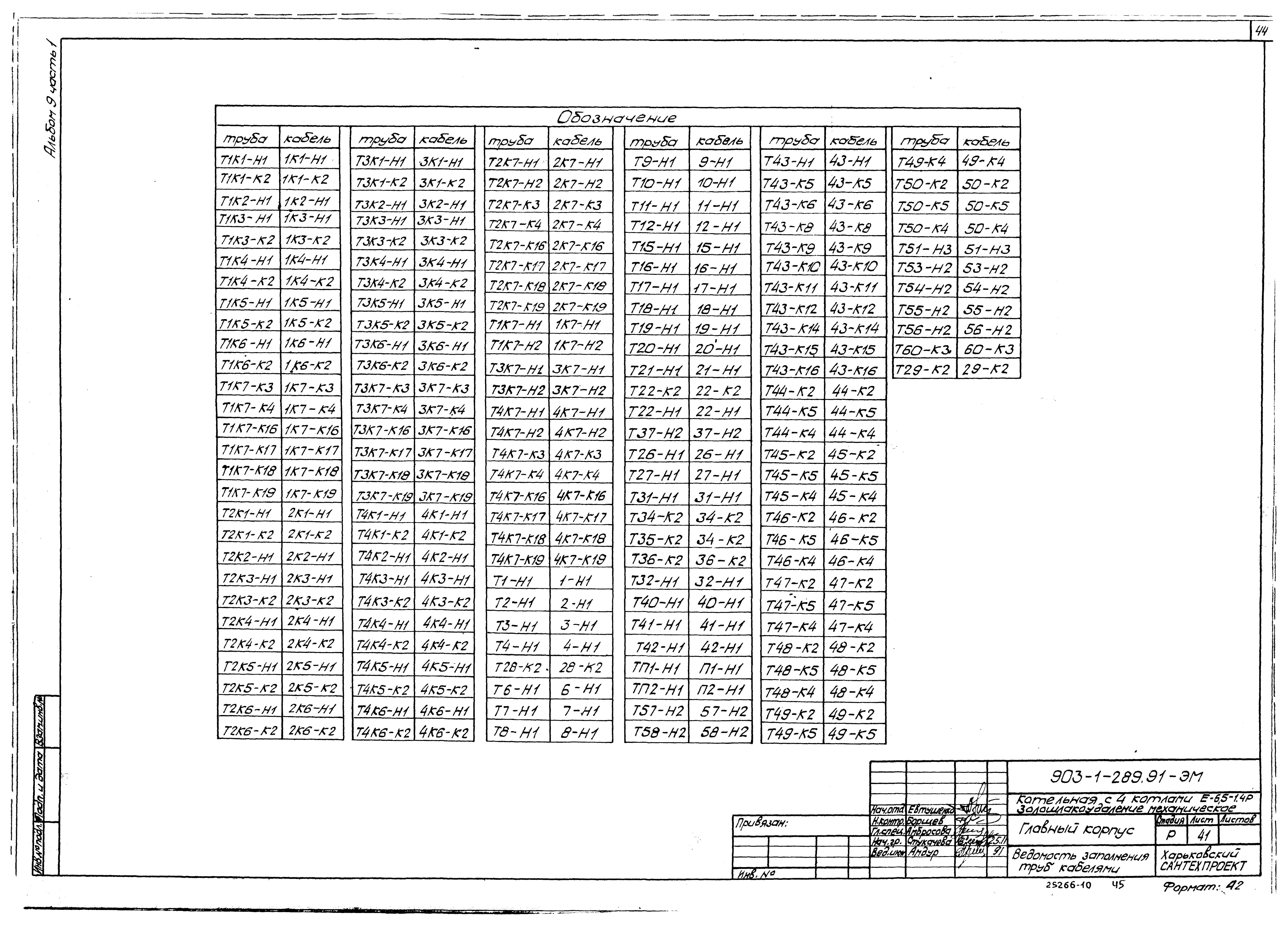 Типовой проект 903-1-289.91