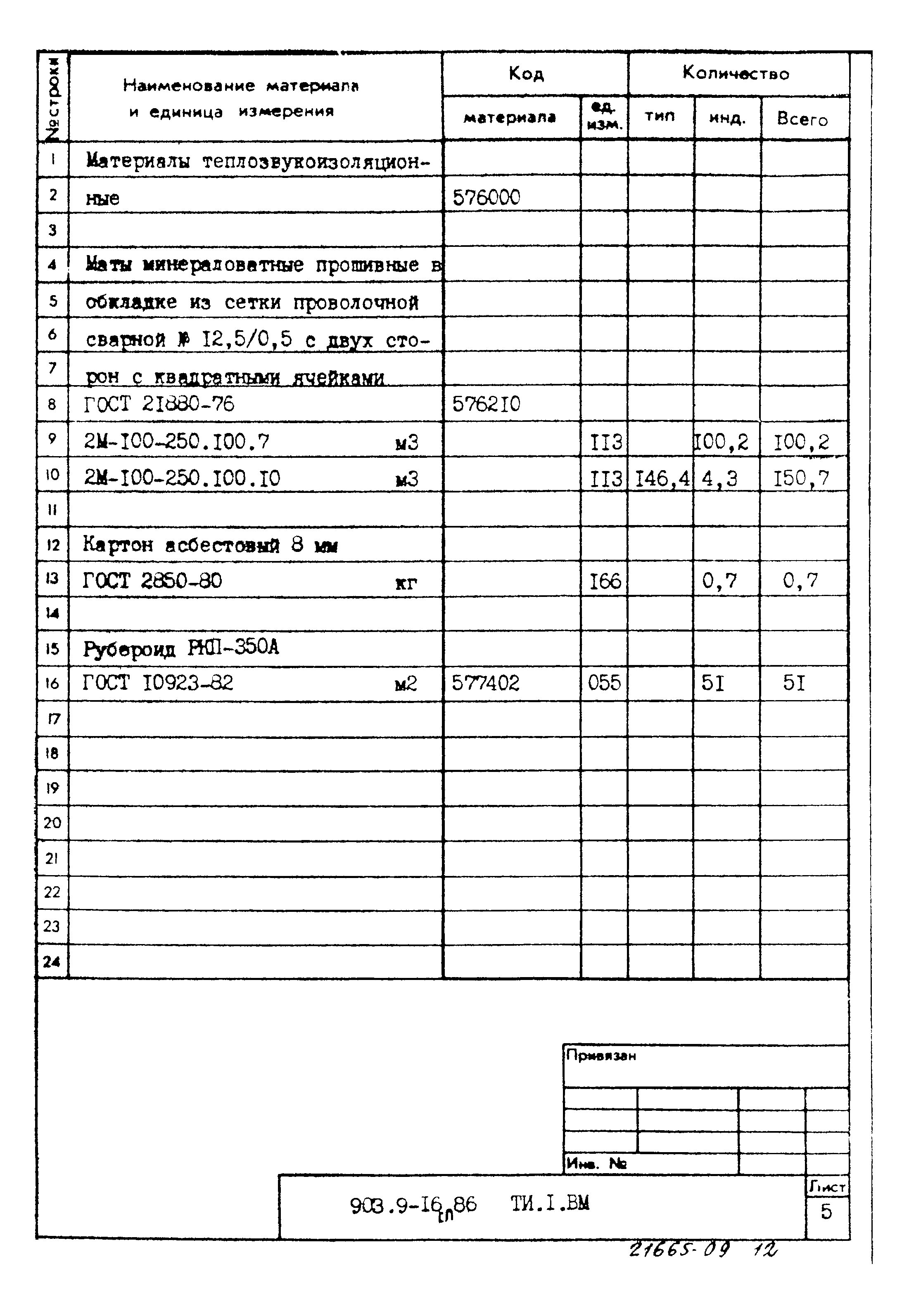 Типовой проект 903-9-16сп.86