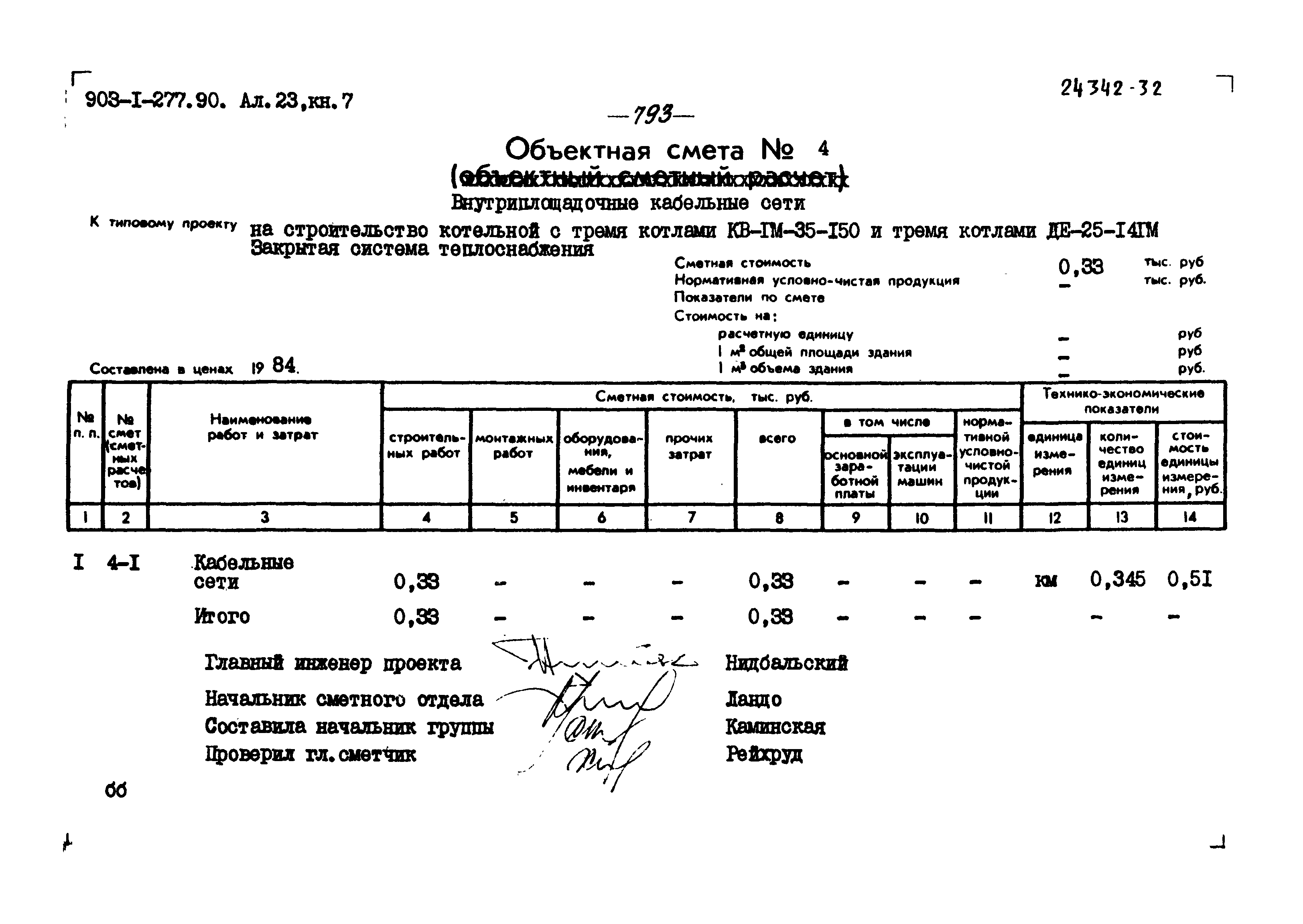 Типовой проект 903-1-277.90