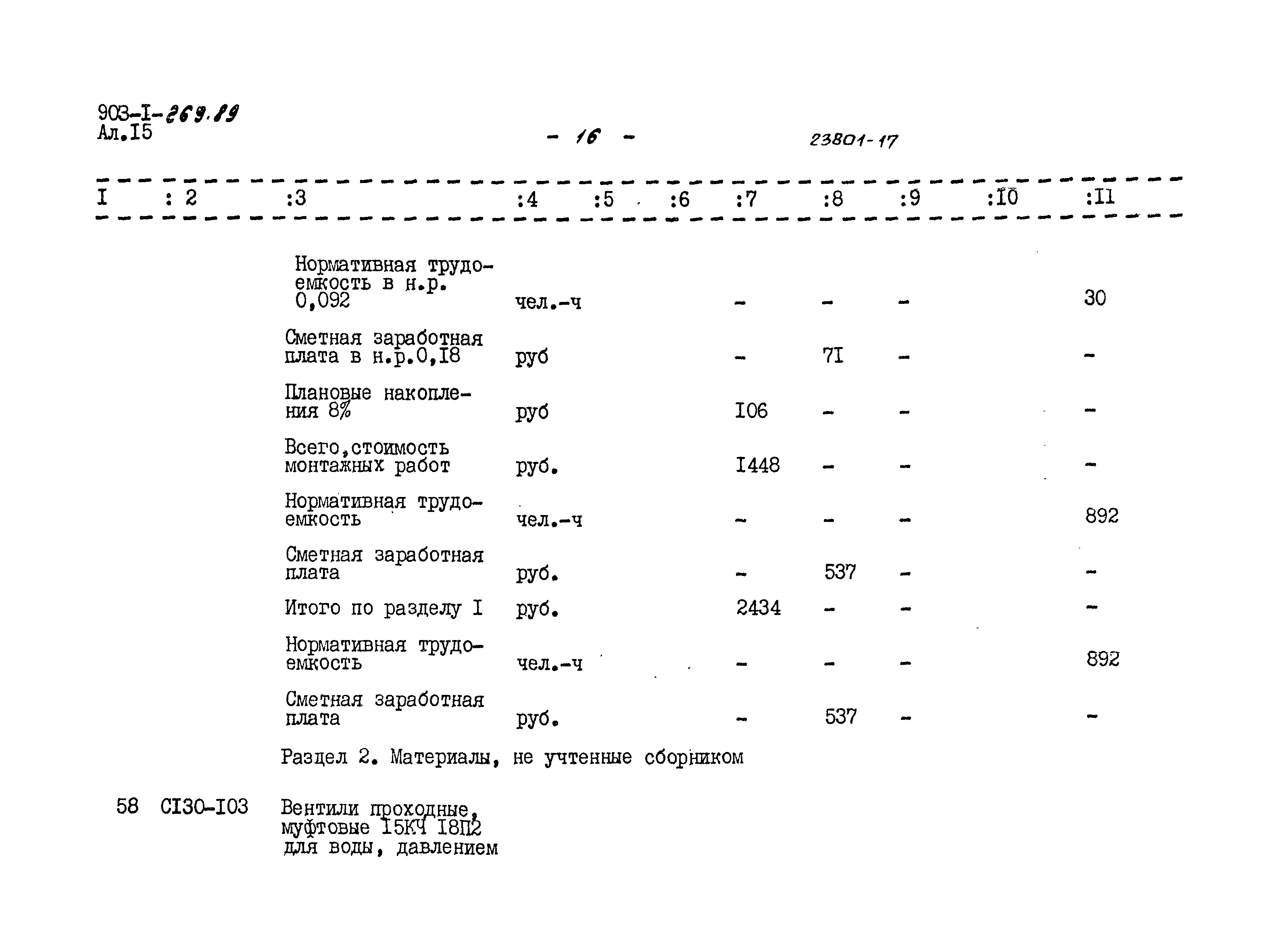 Типовой проект 903-1-269.89