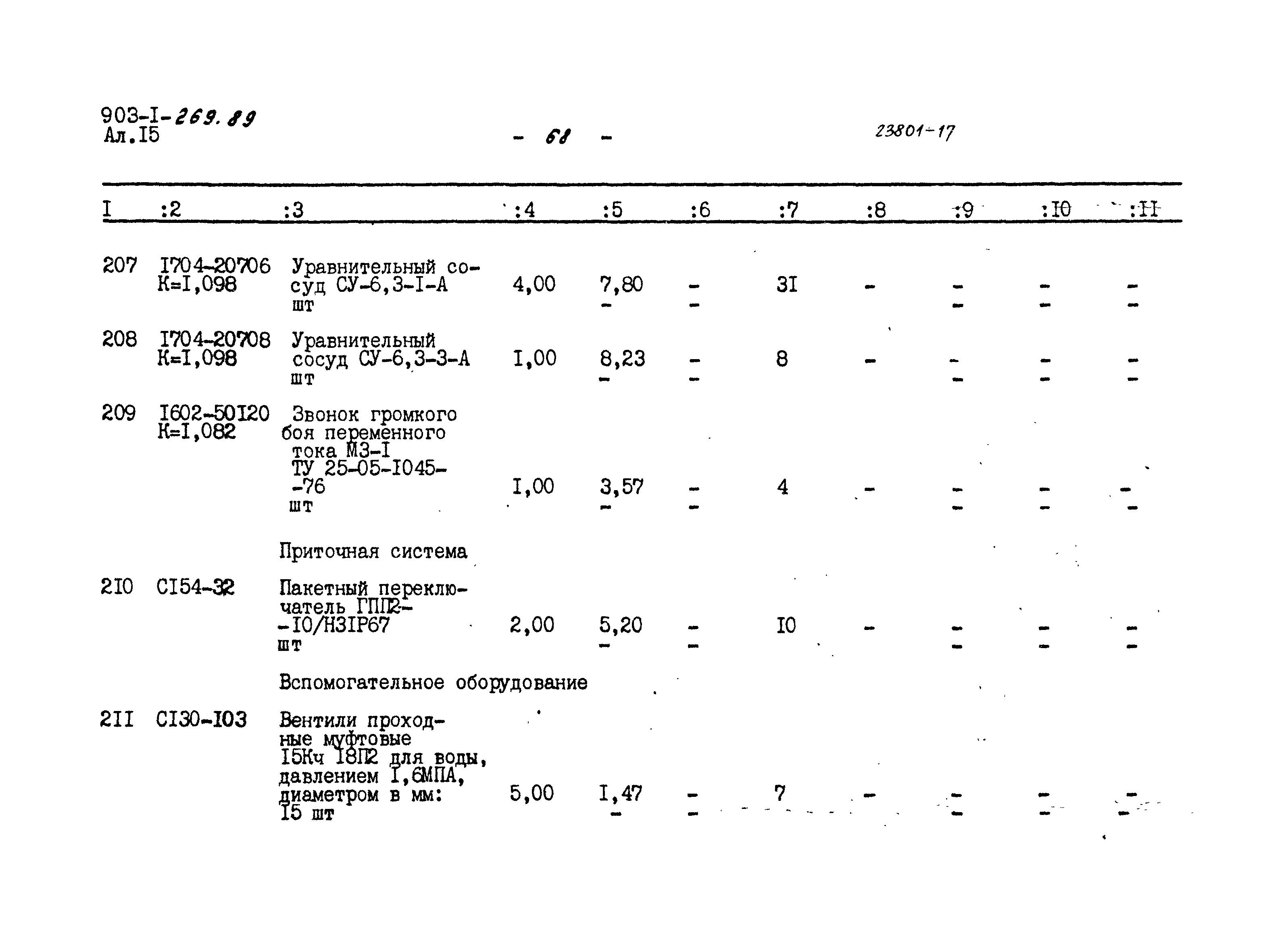 Типовой проект 903-1-269.89