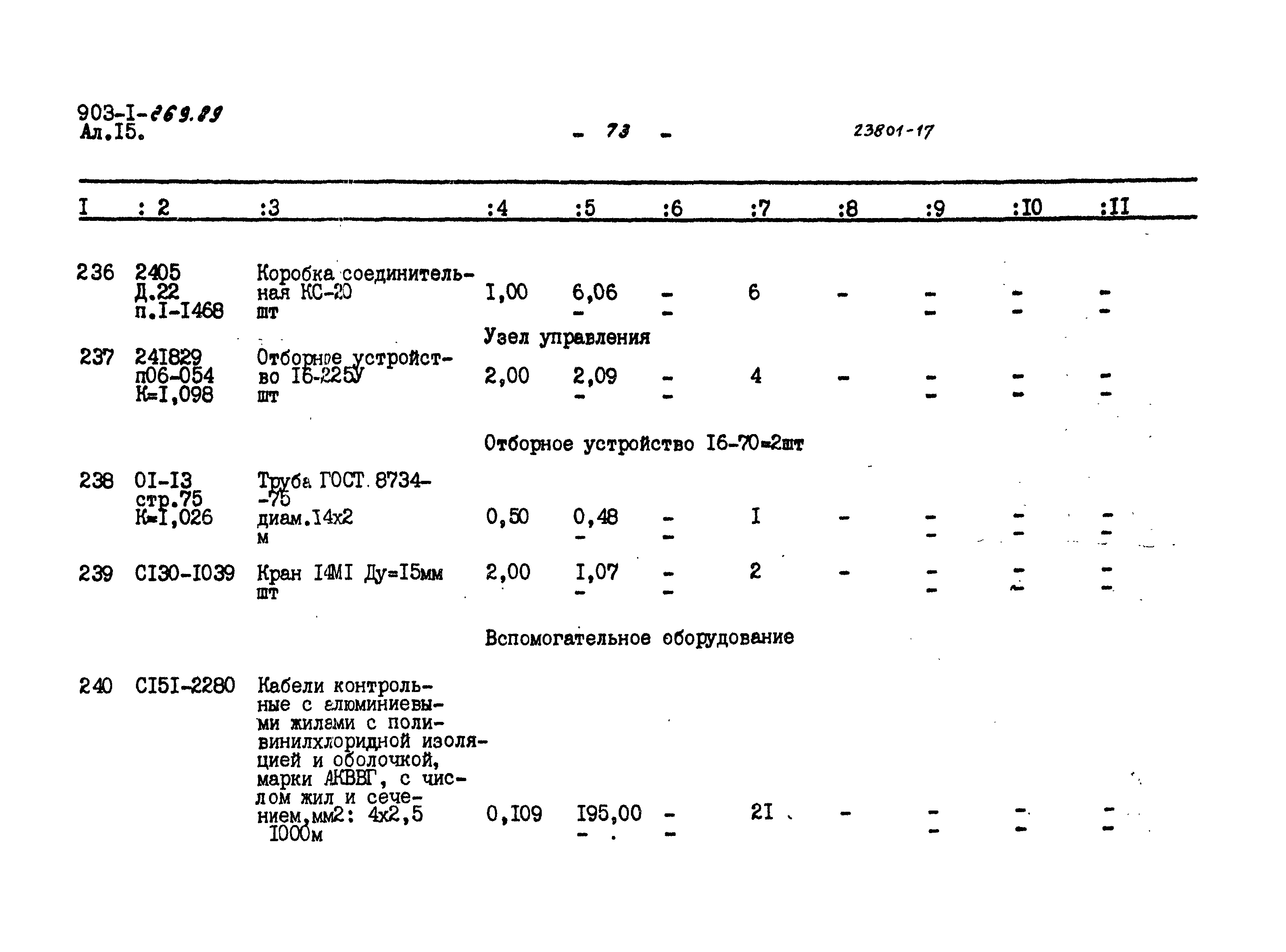 Типовой проект 903-1-269.89