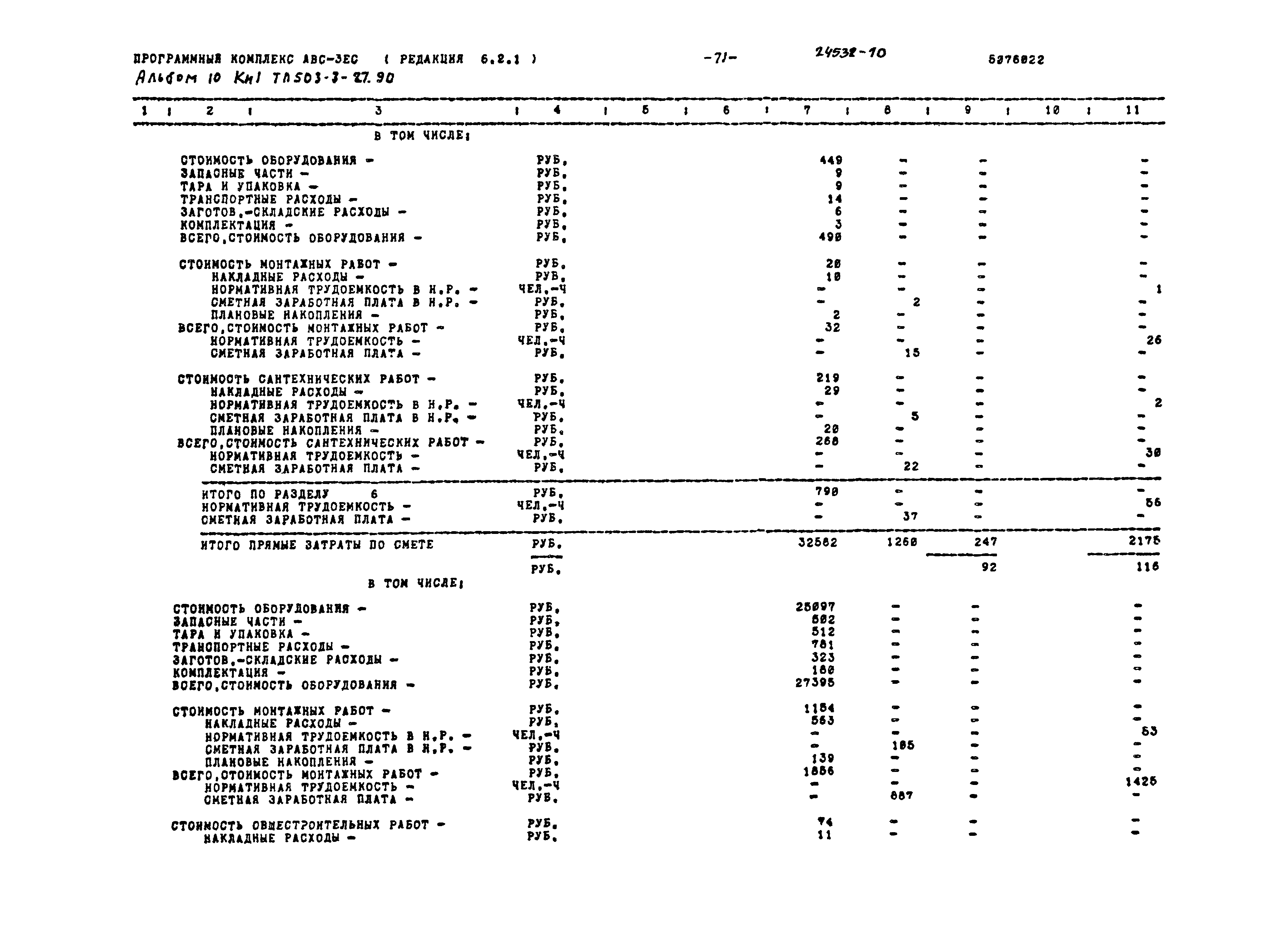 Типовой проект 503-3-27.90