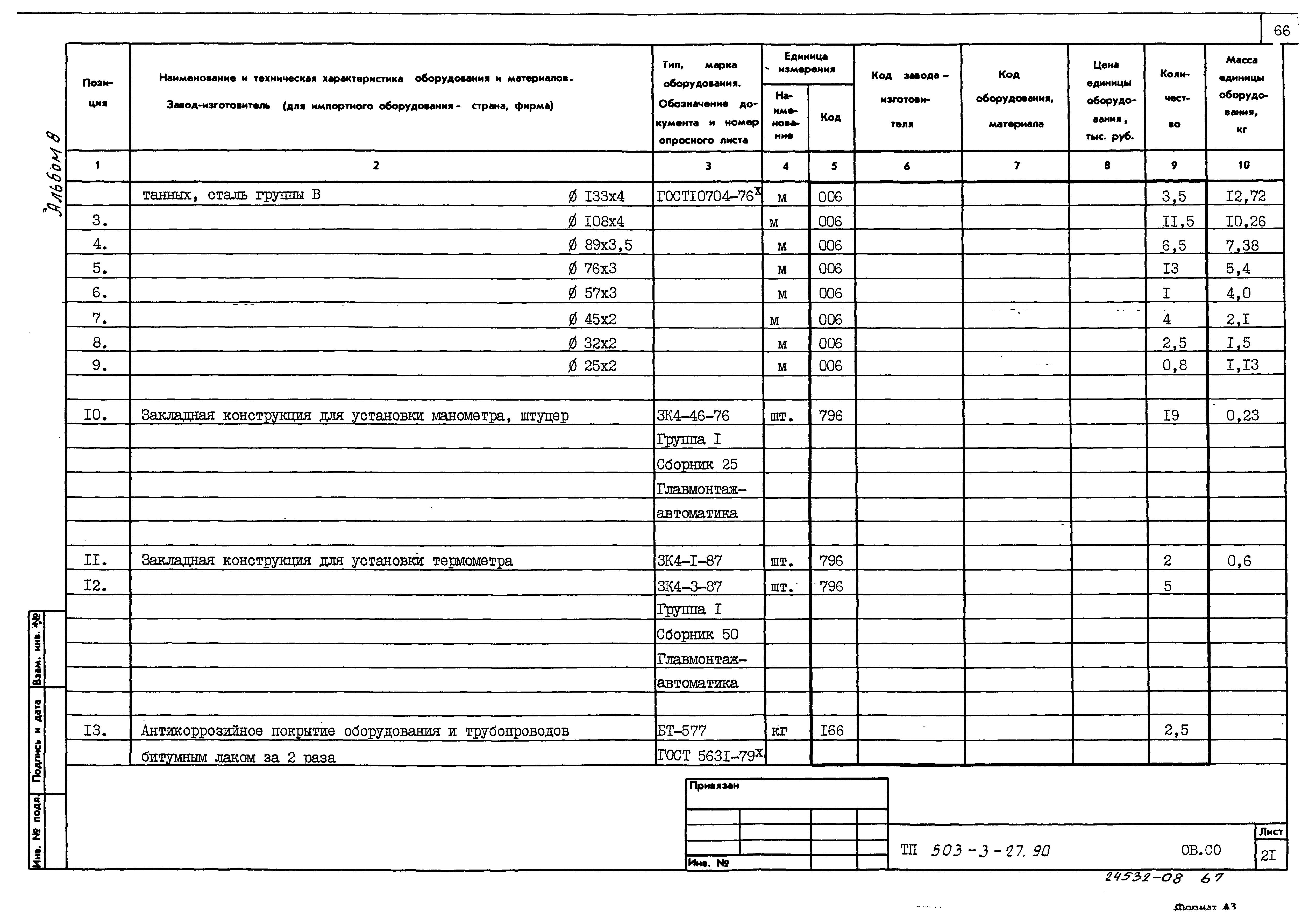 Типовой проект 503-3-27.90