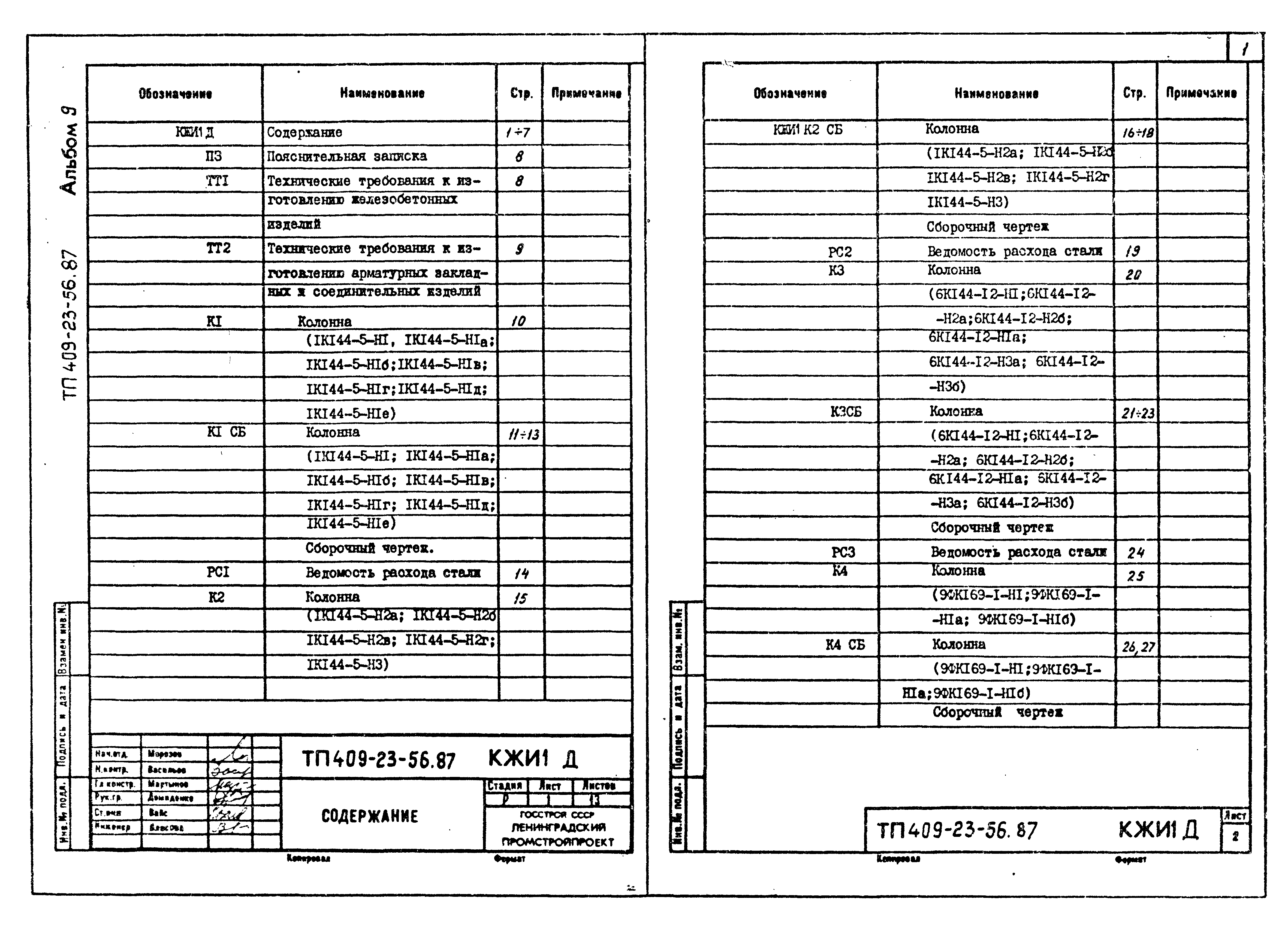 Типовой проект 409-23-56.87