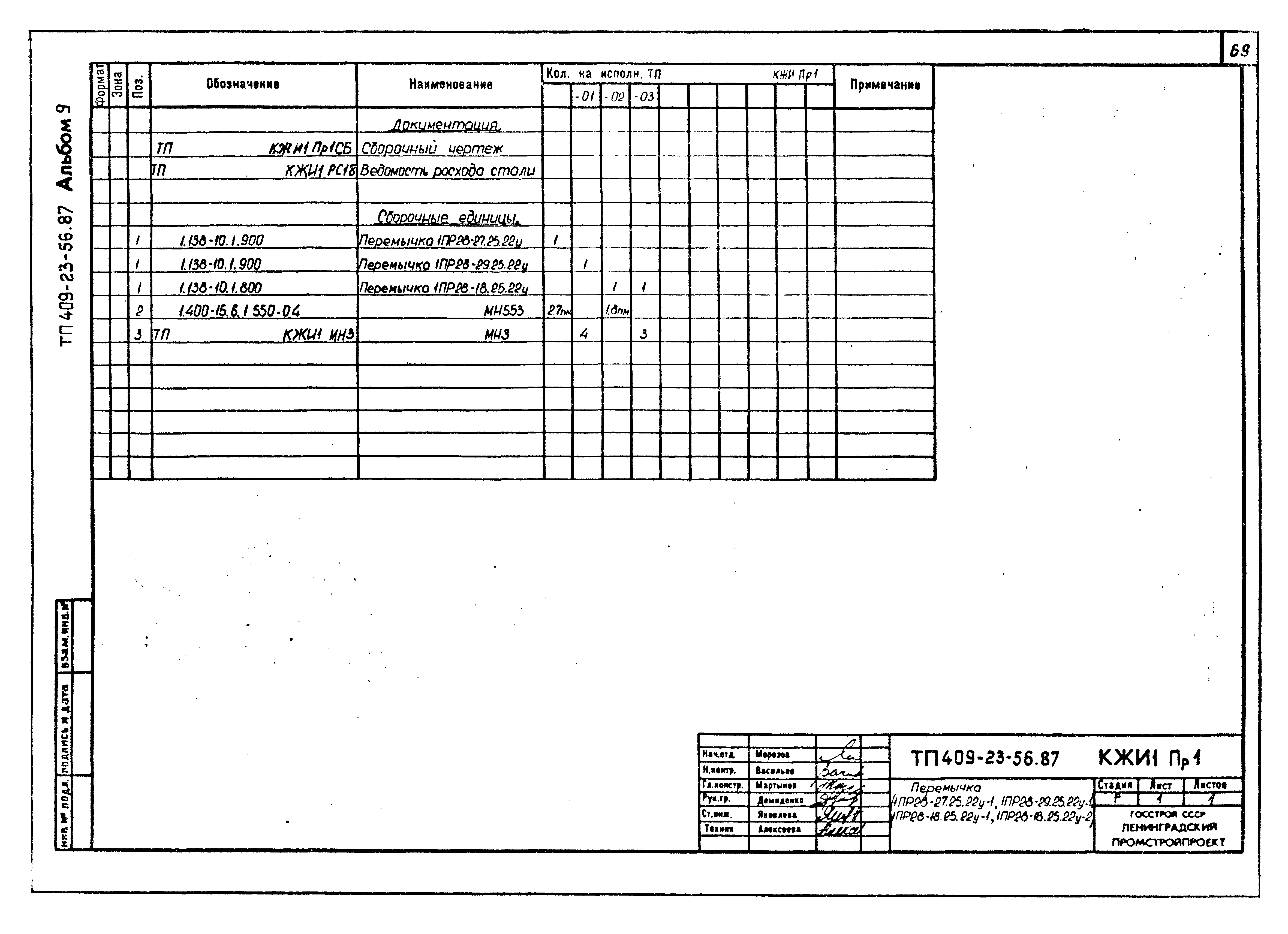 Типовой проект 409-23-56.87