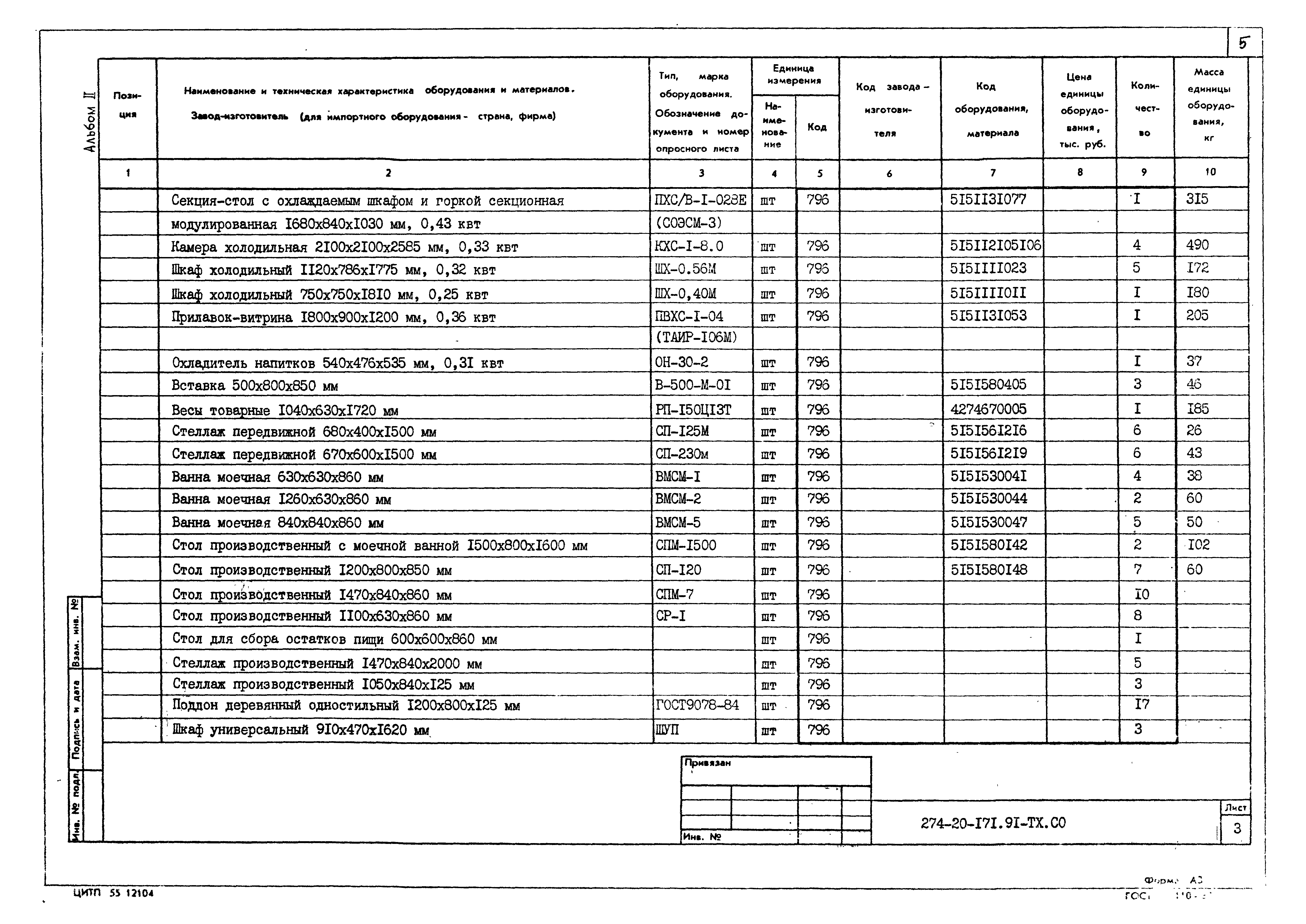 Типовой проект 274-20-171.91