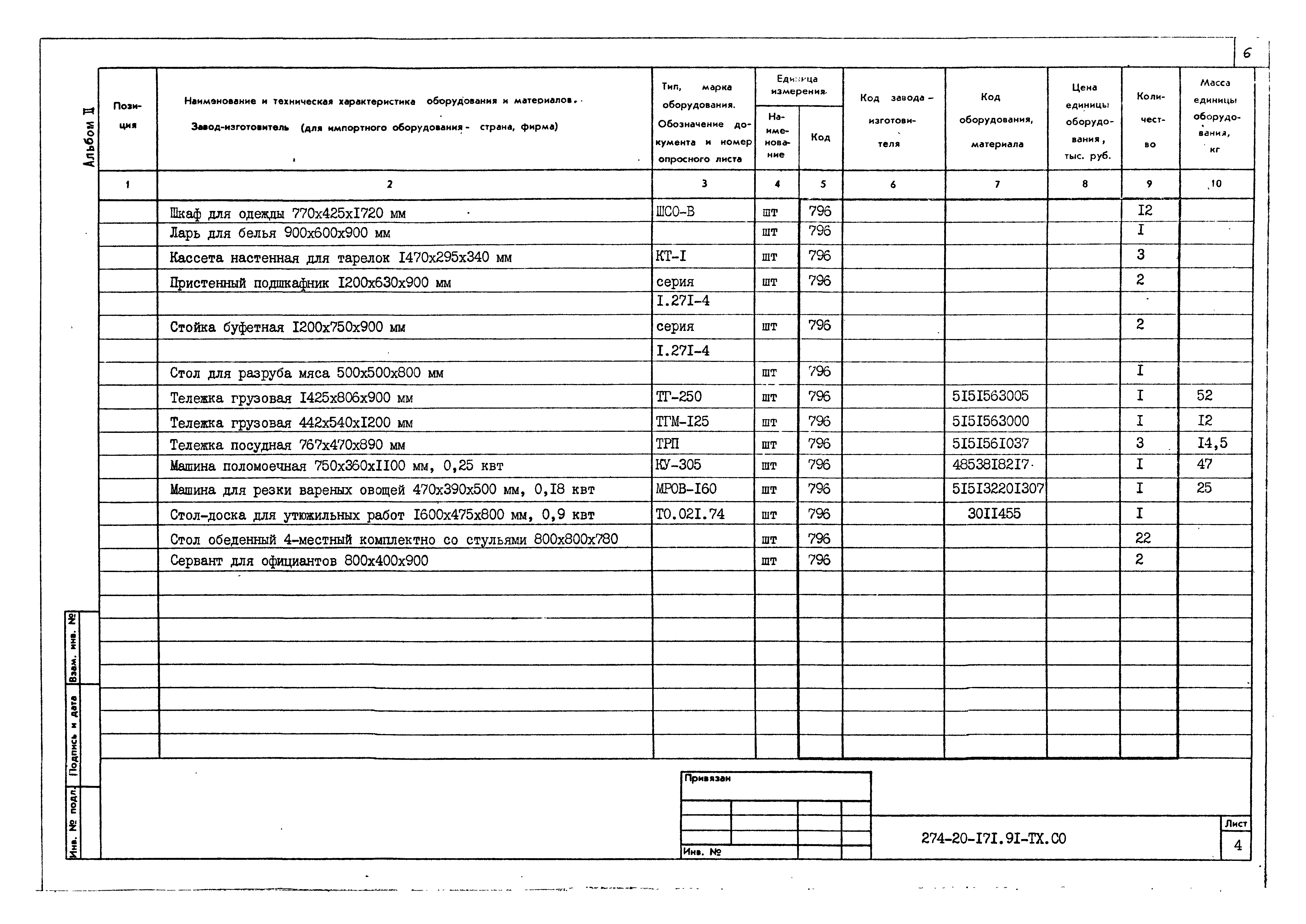 Типовой проект 274-20-171.91