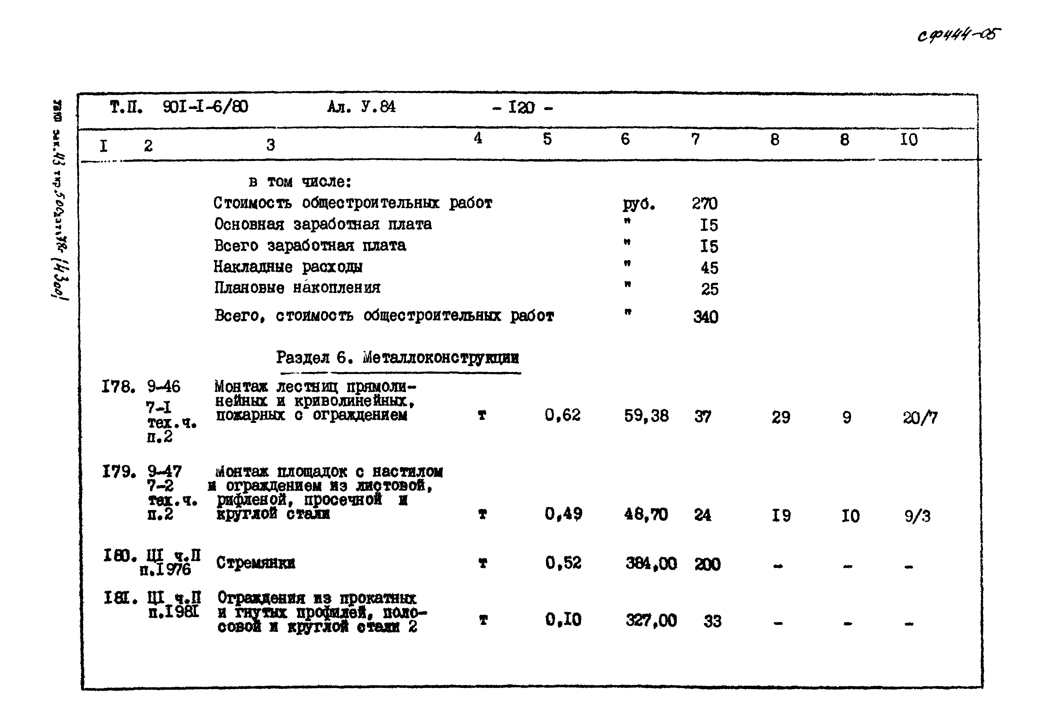 Типовой проект 901-1-6/80