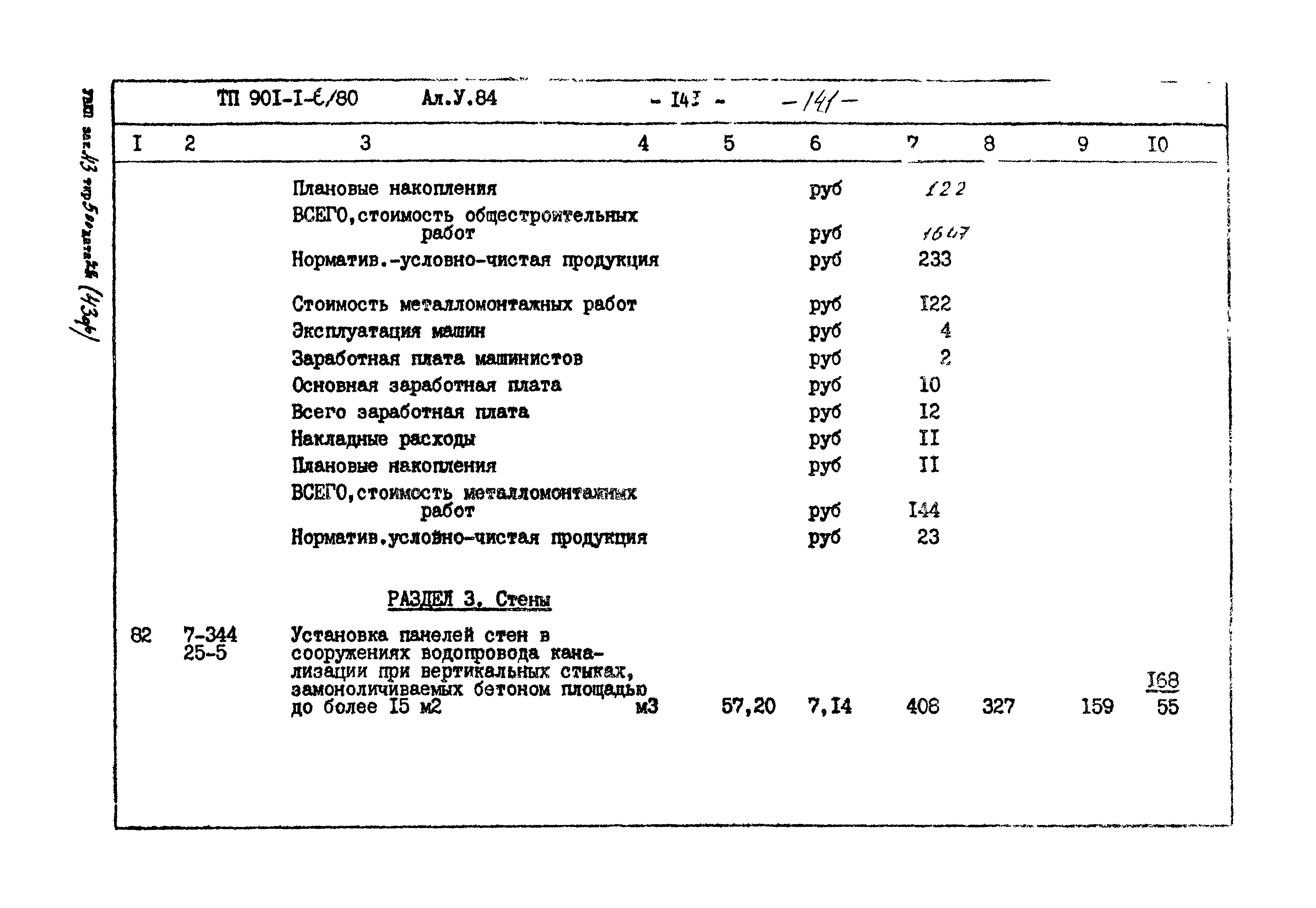 Типовой проект 901-1-6/80