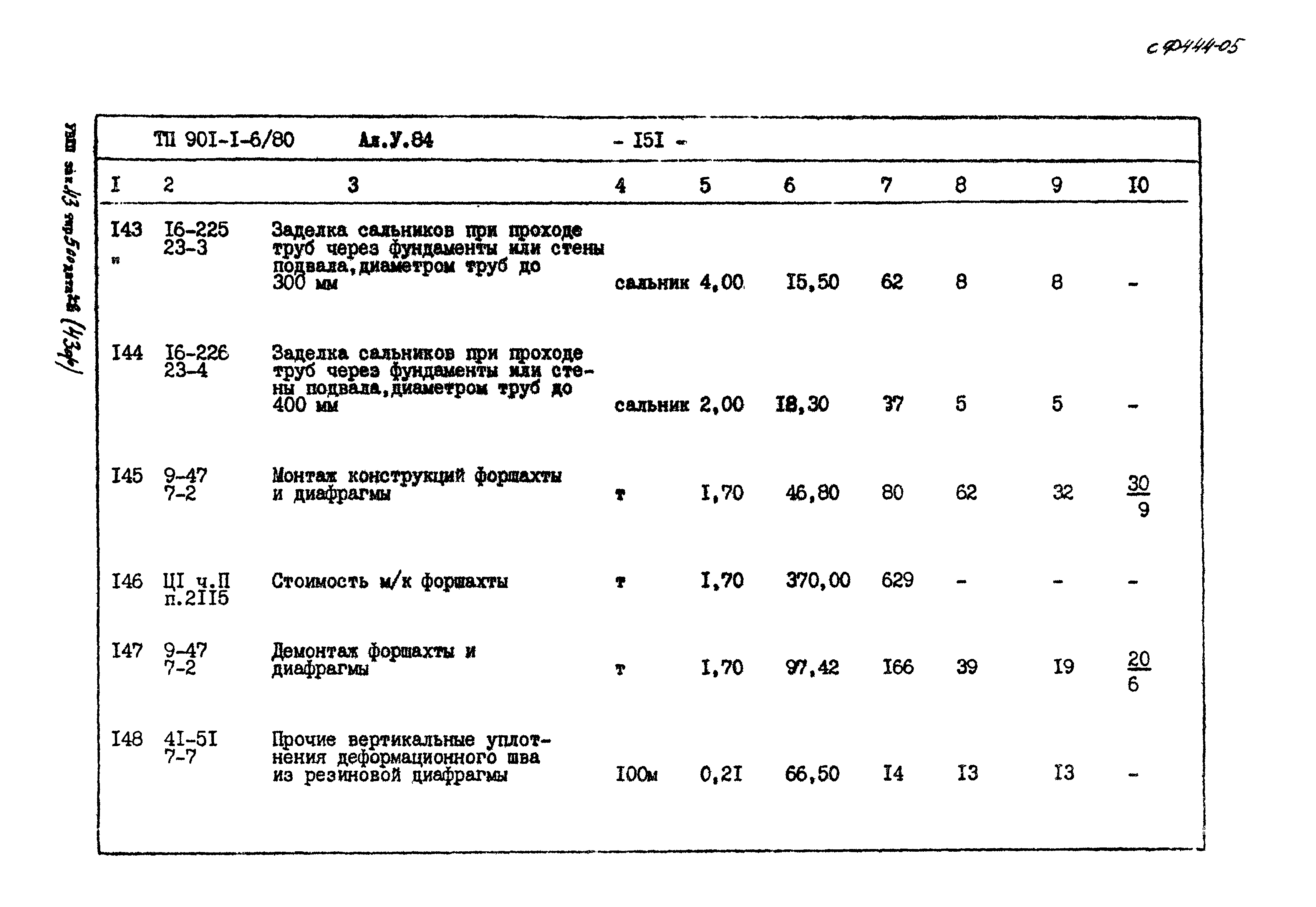 Типовой проект 901-1-6/80