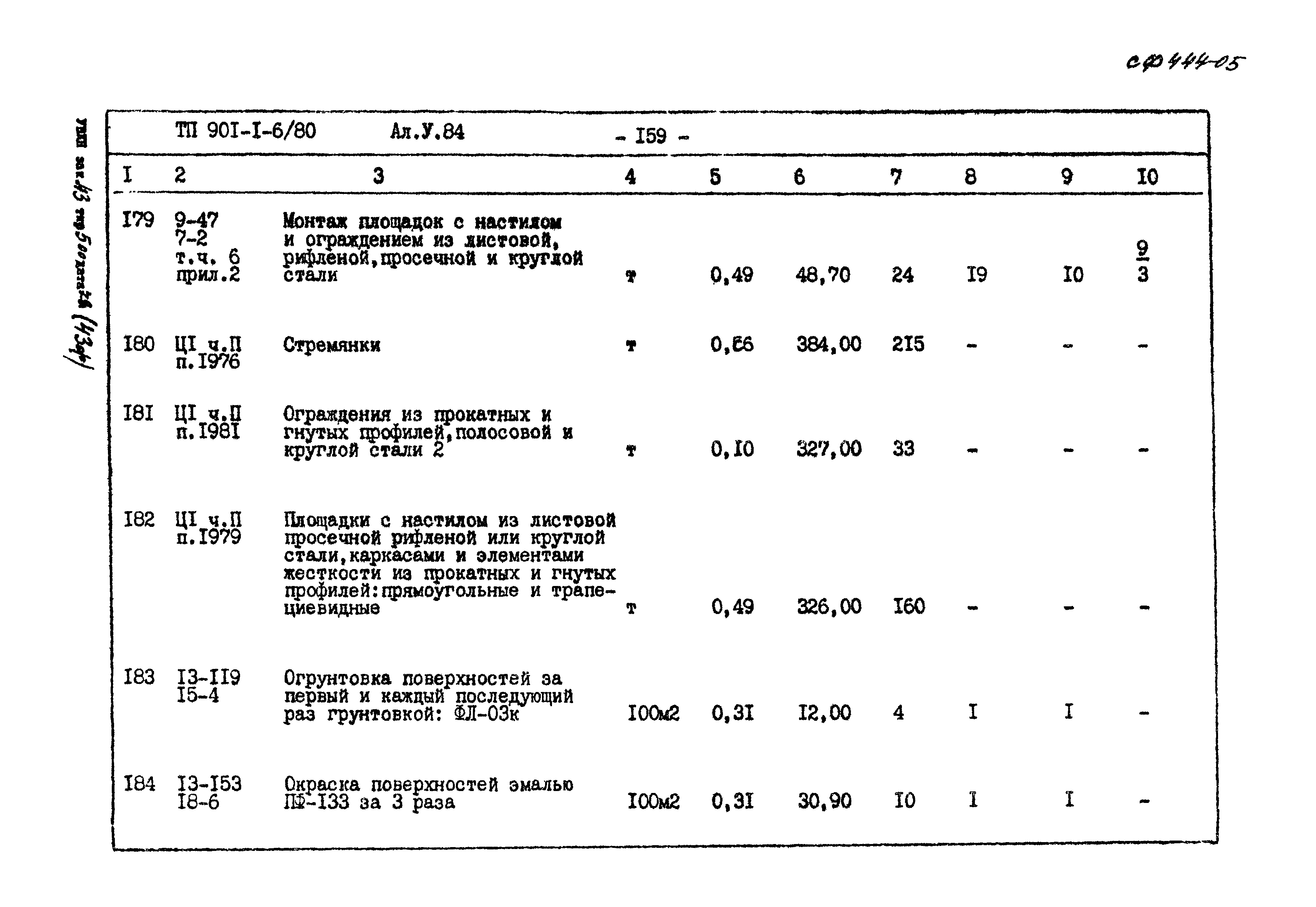 Типовой проект 901-1-6/80