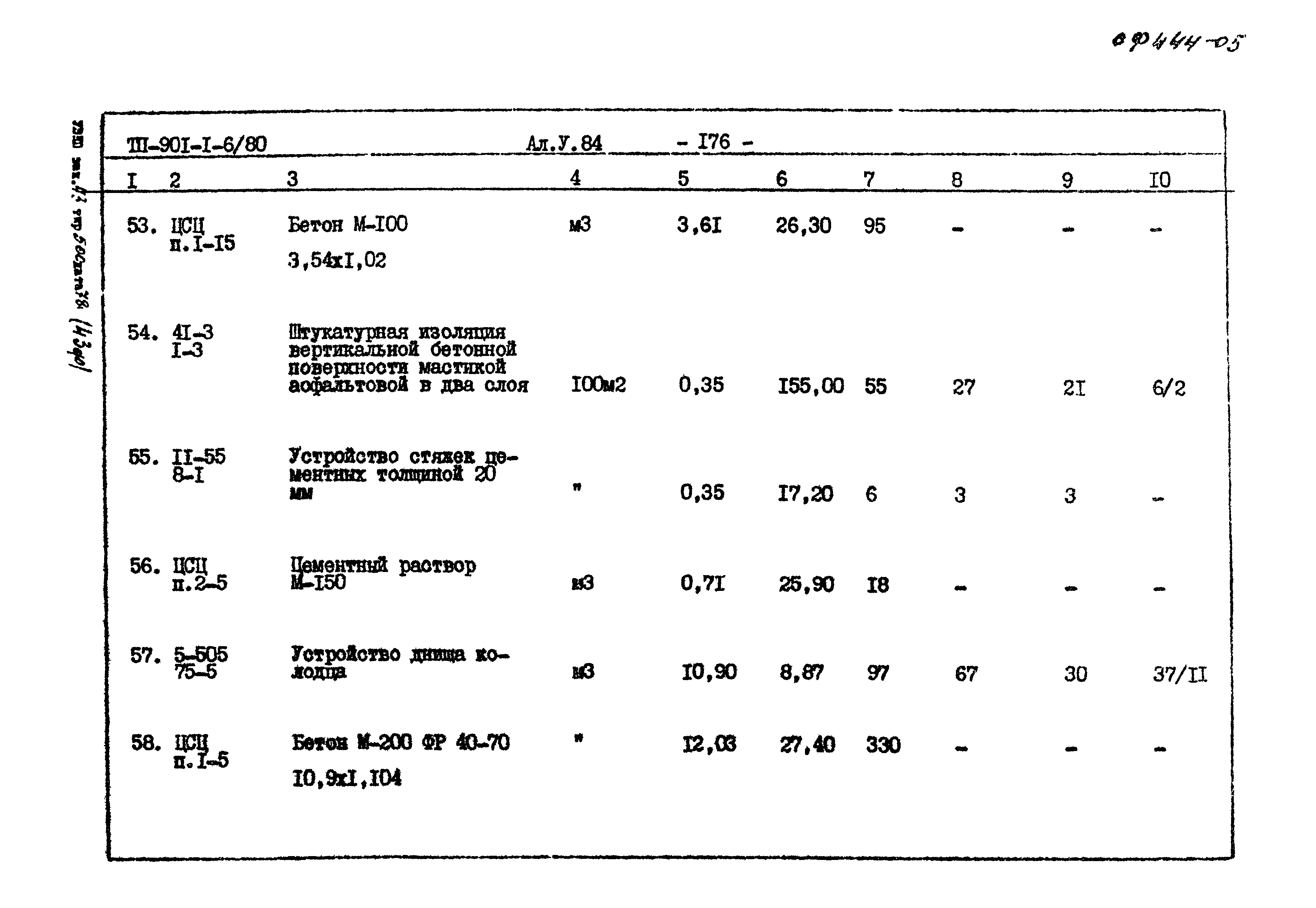 Типовой проект 901-1-6/80