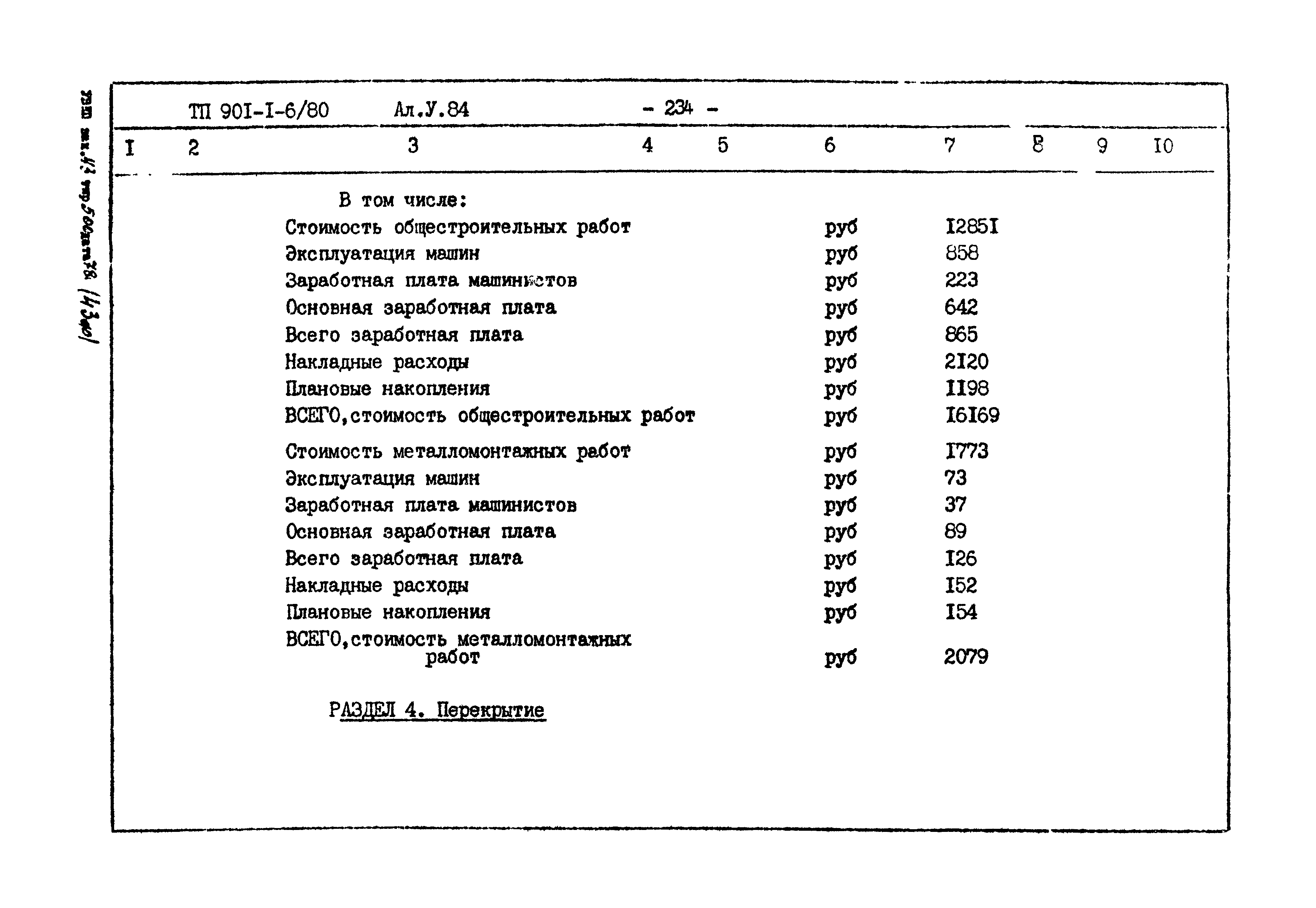 Типовой проект 901-1-6/80