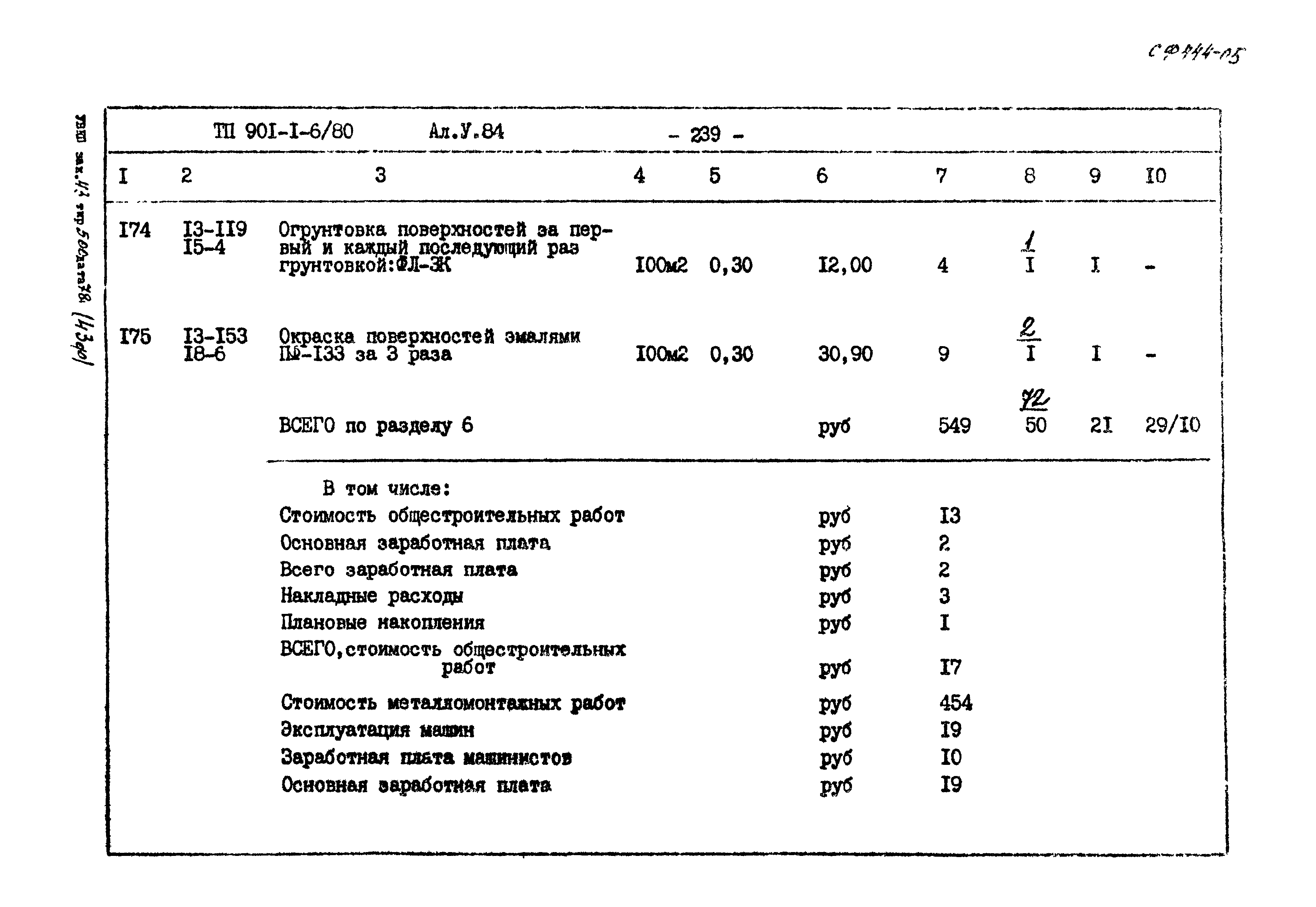 Типовой проект 901-1-6/80