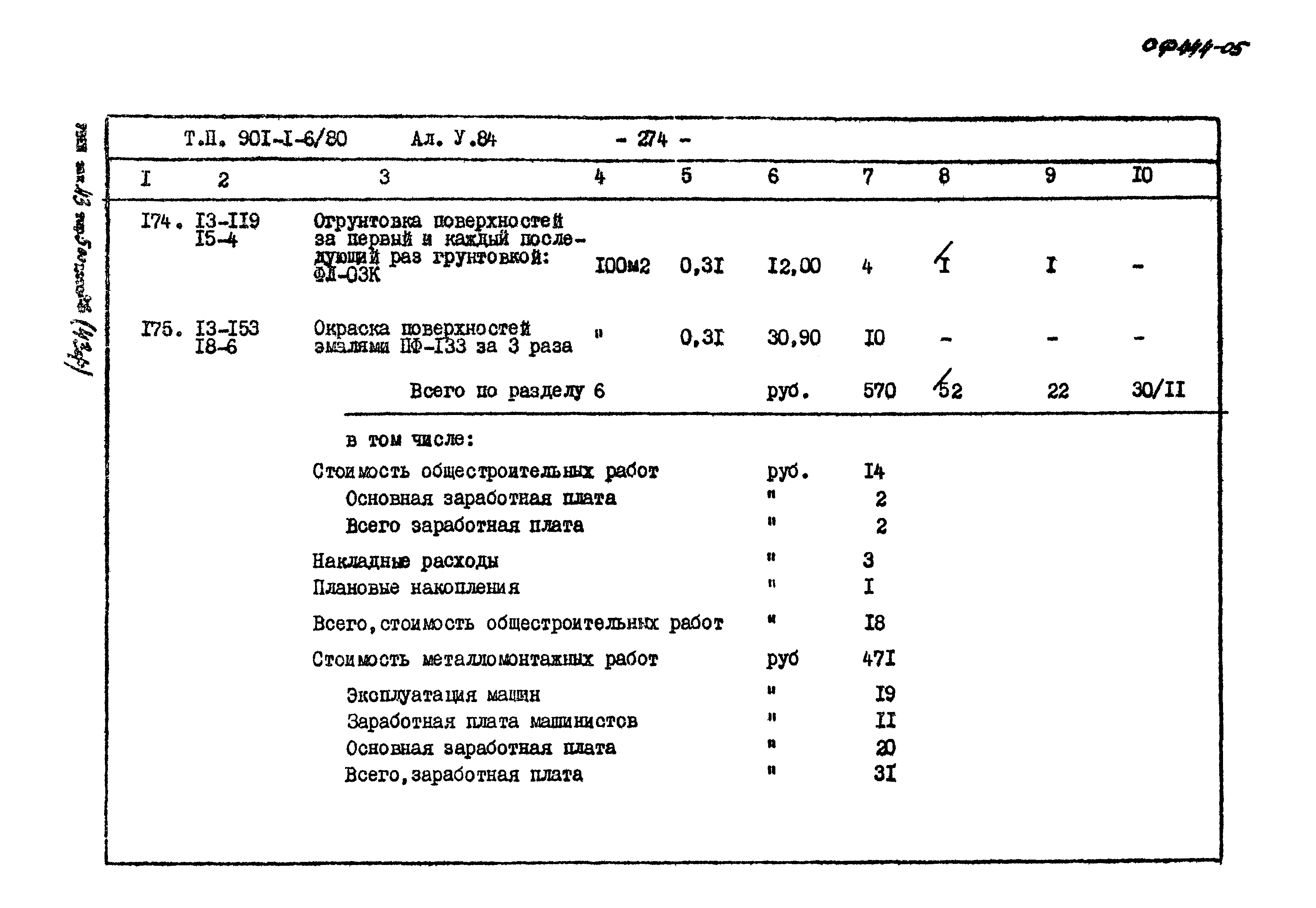 Типовой проект 901-1-6/80