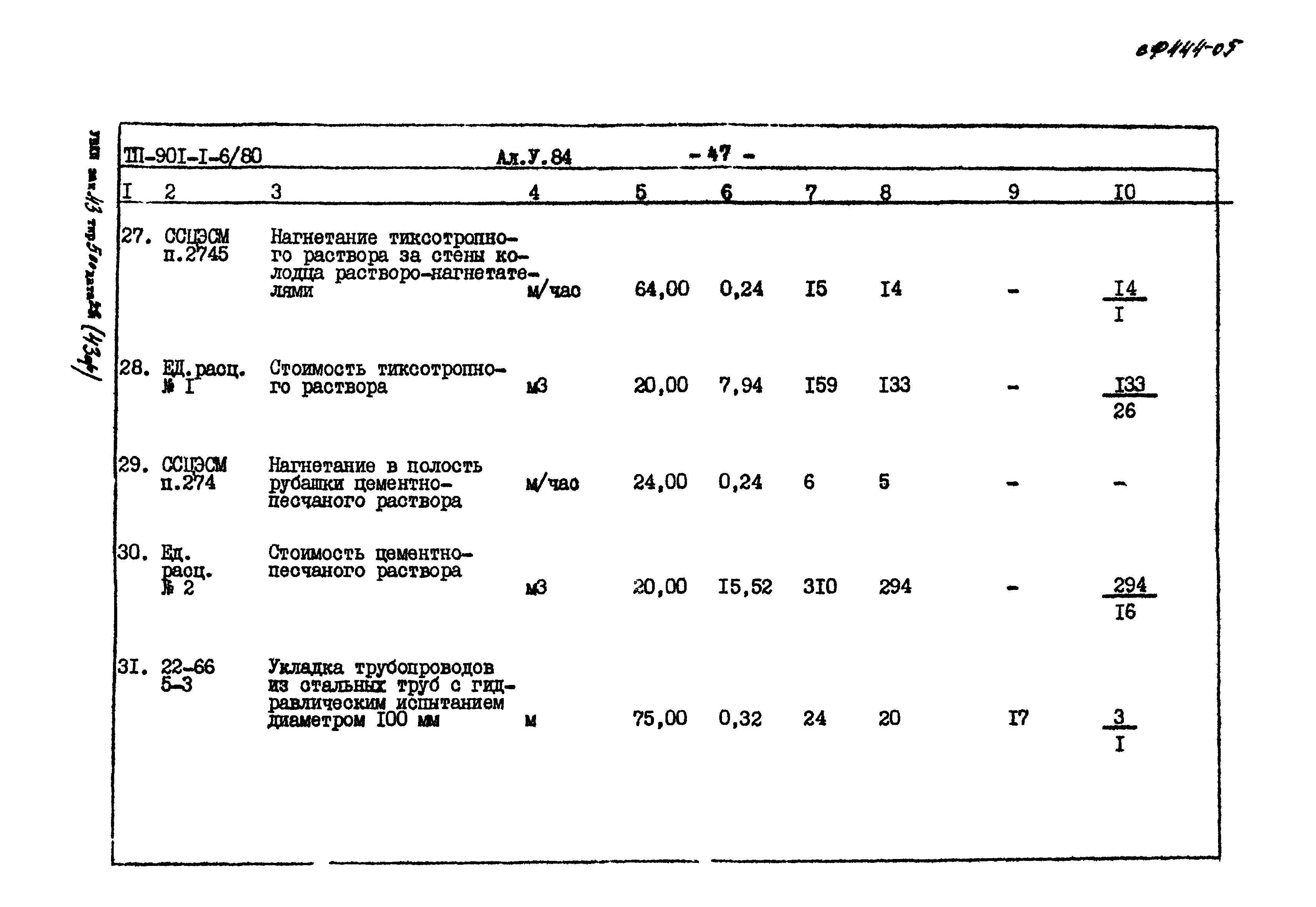 Типовой проект 901-1-6/80