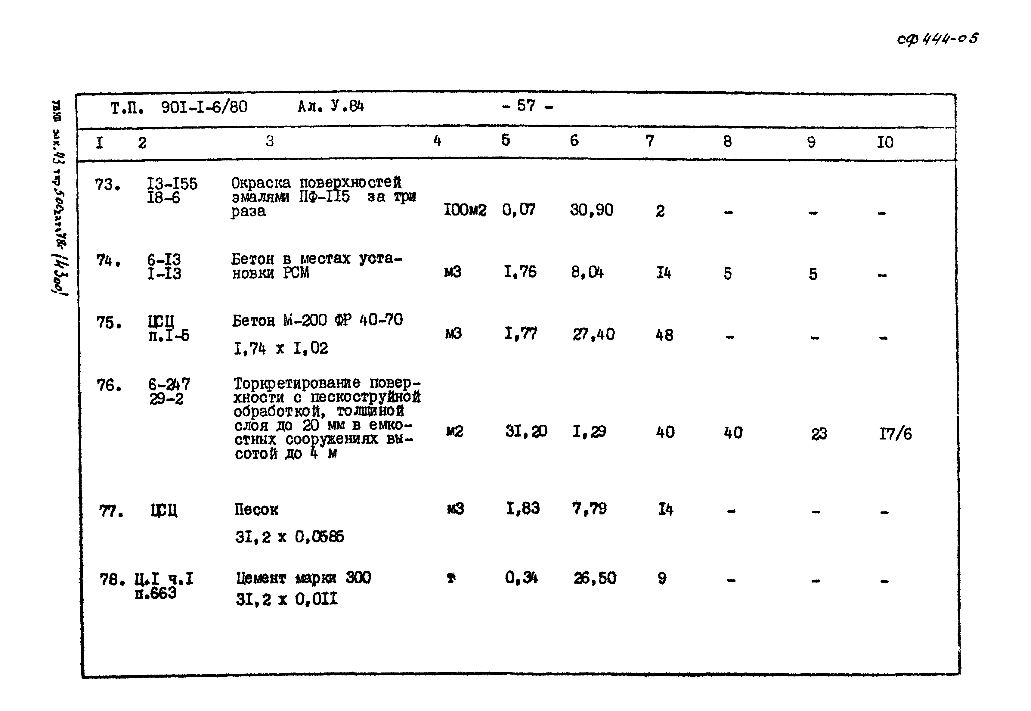 Типовой проект 901-1-6/80