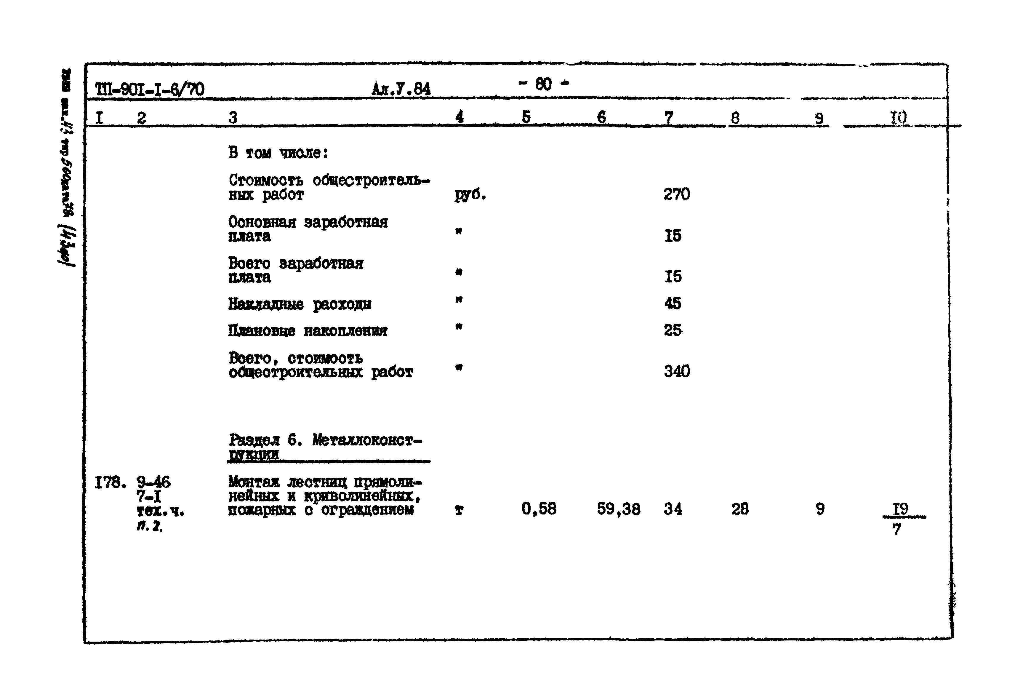 Типовой проект 901-1-6/80