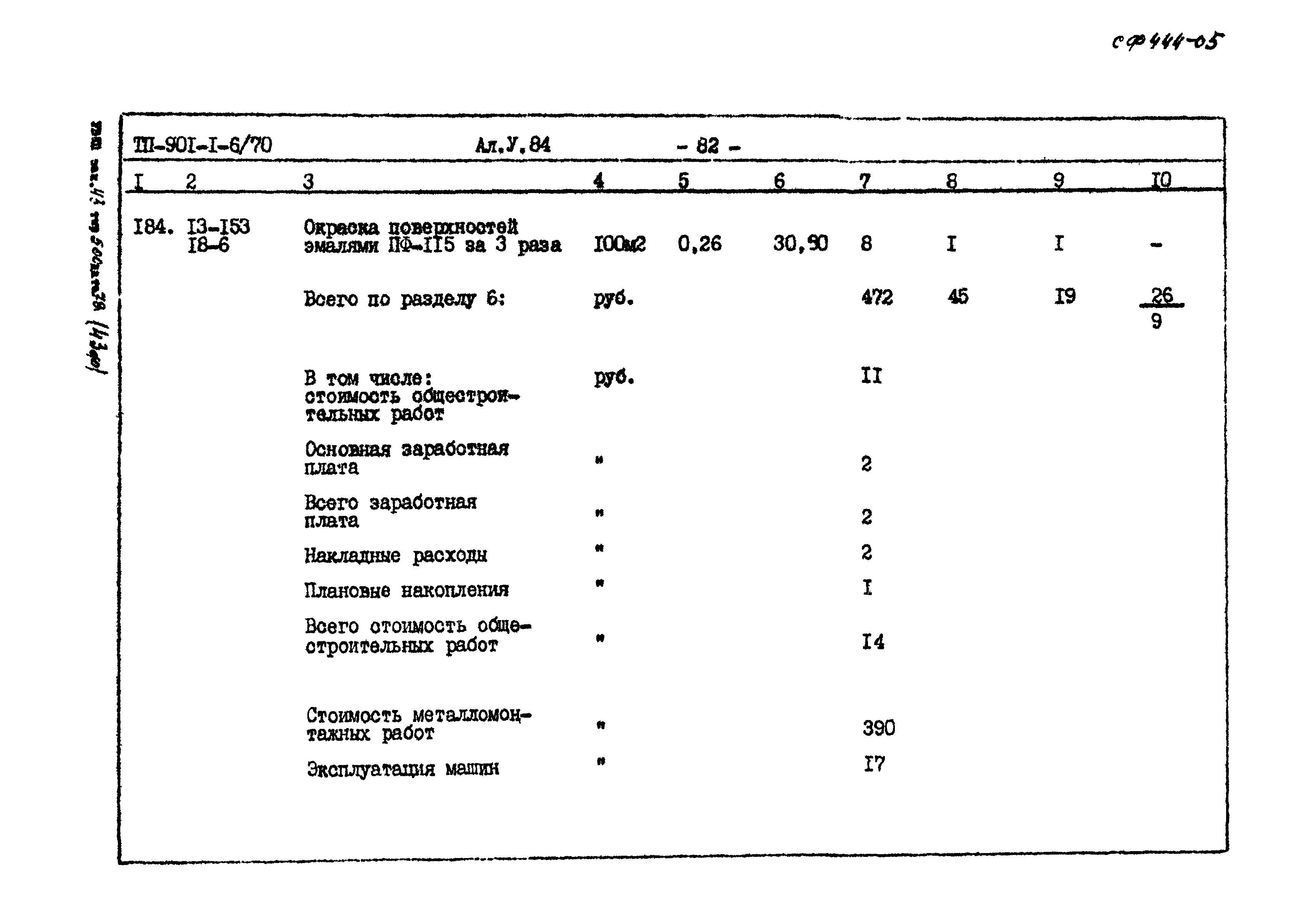 Типовой проект 901-1-6/80