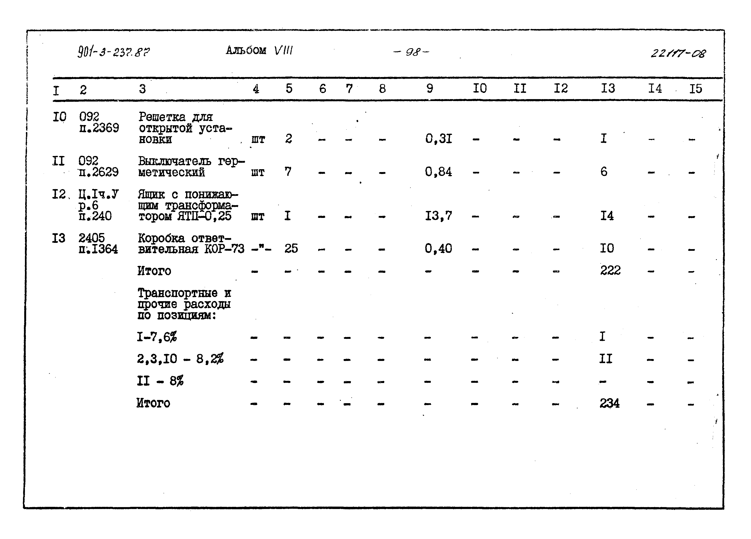 Типовой проект 901-3-237.87