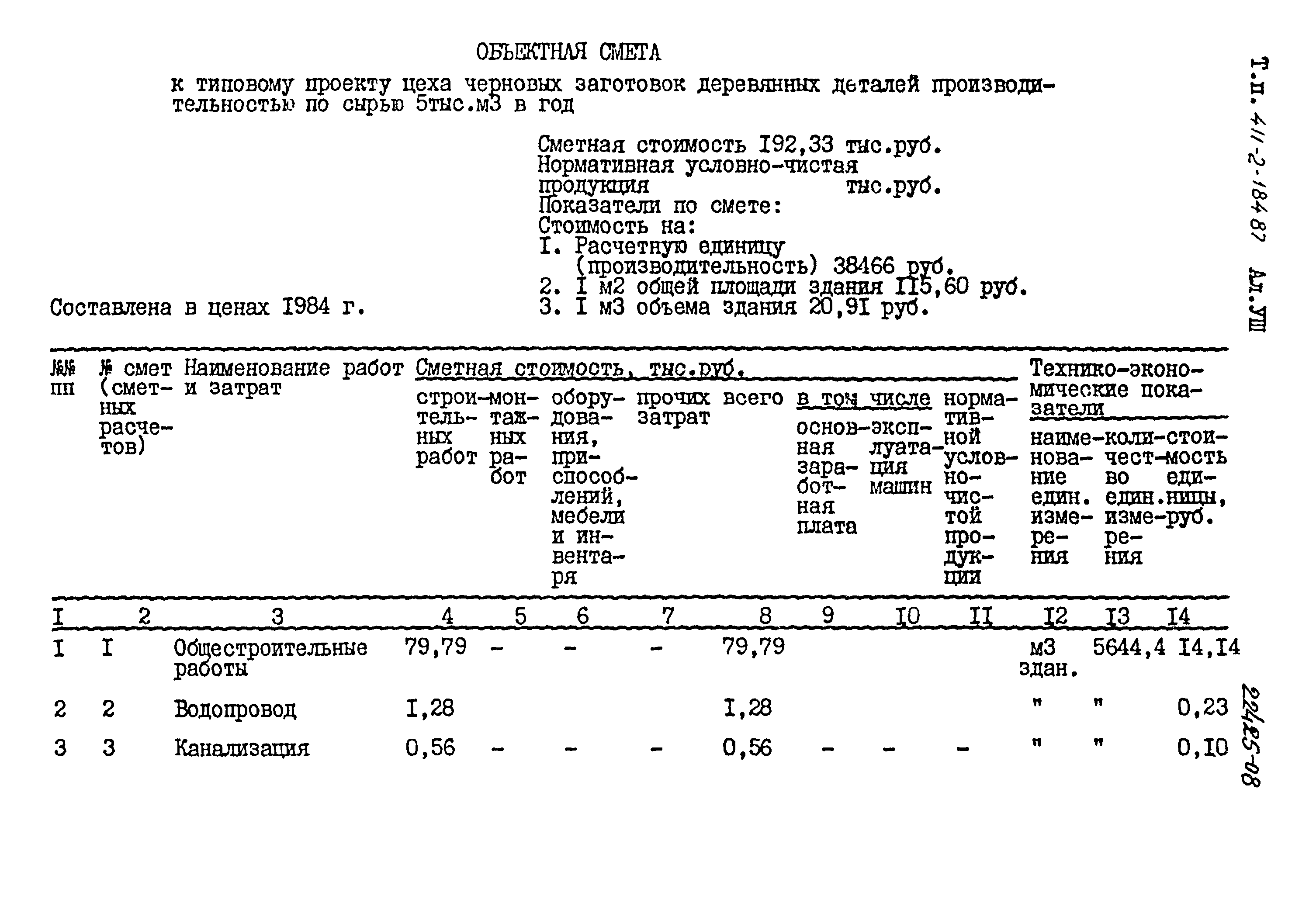 Типовой проект 411-2-184.87