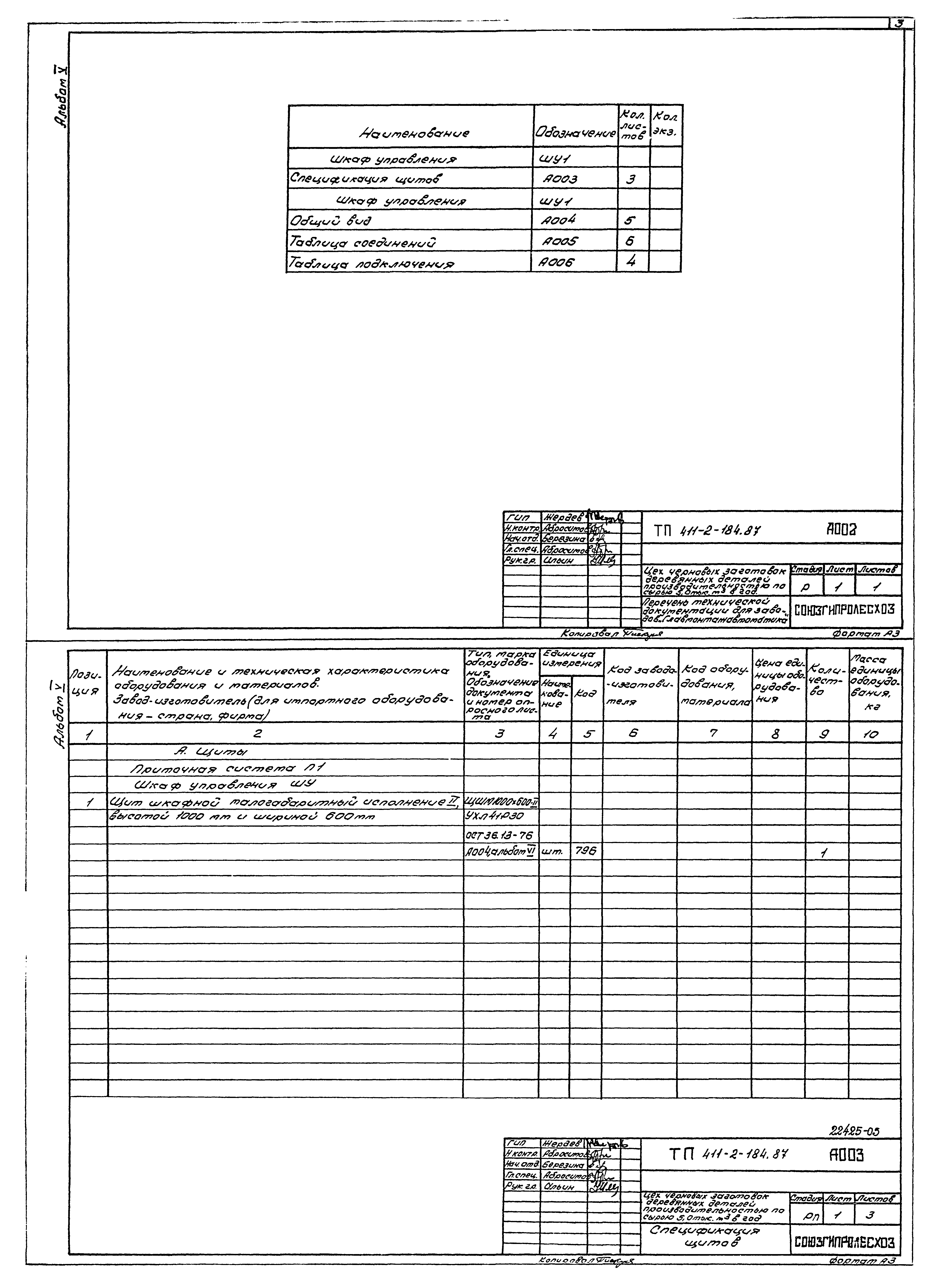 Типовой проект 411-2-184.87