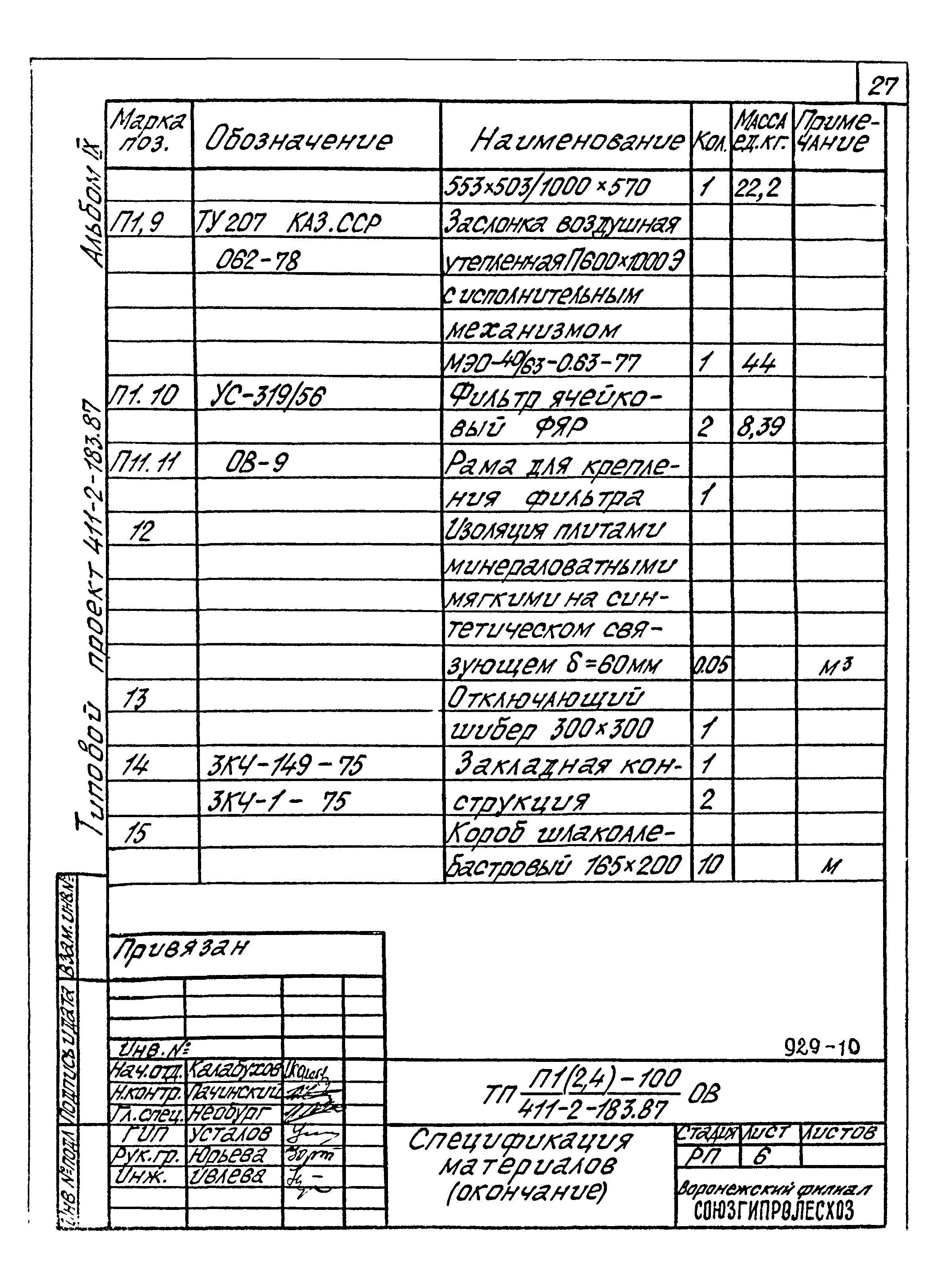 Типовой проект 411-2-183.87