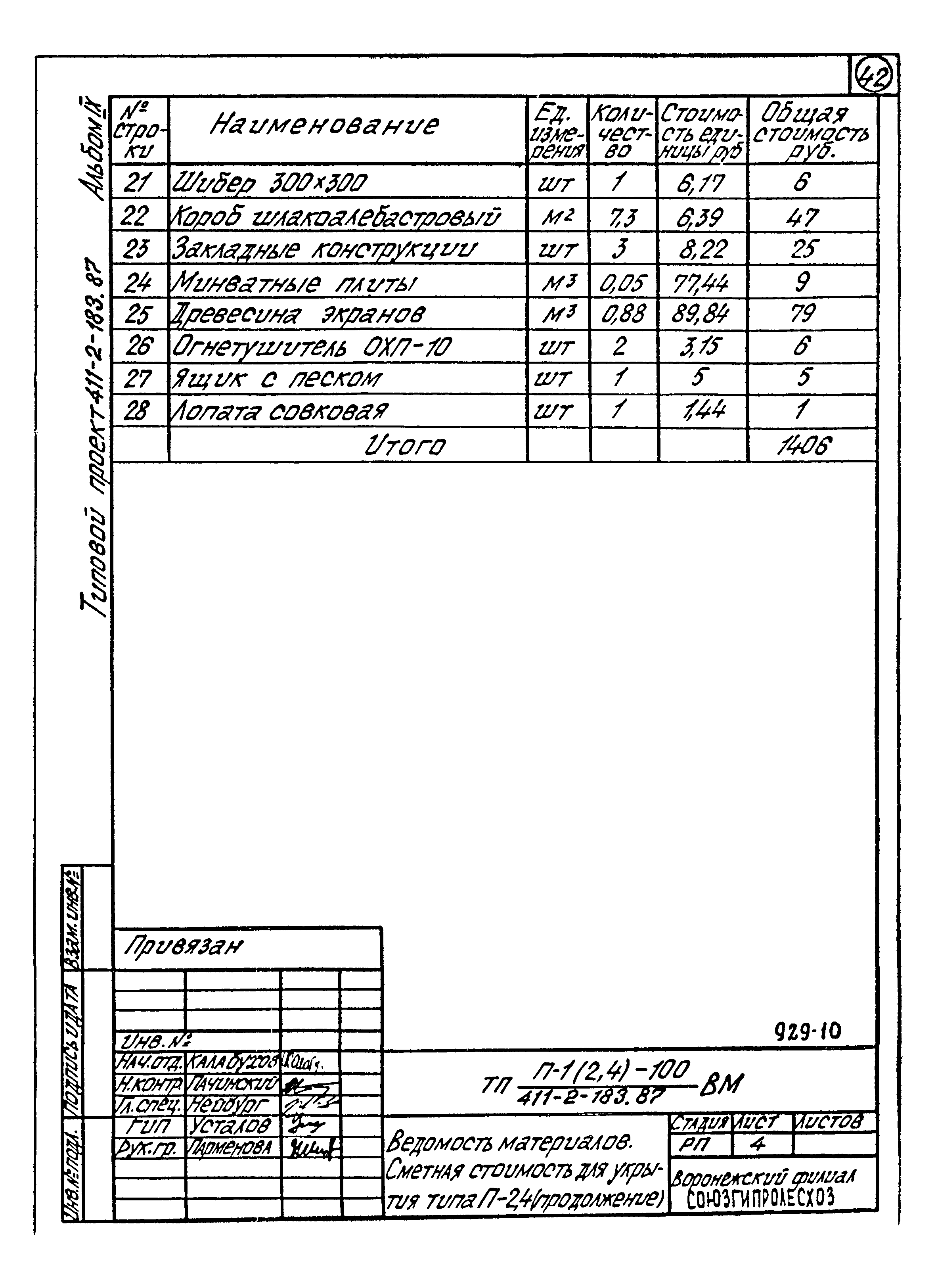 Типовой проект 411-2-183.87