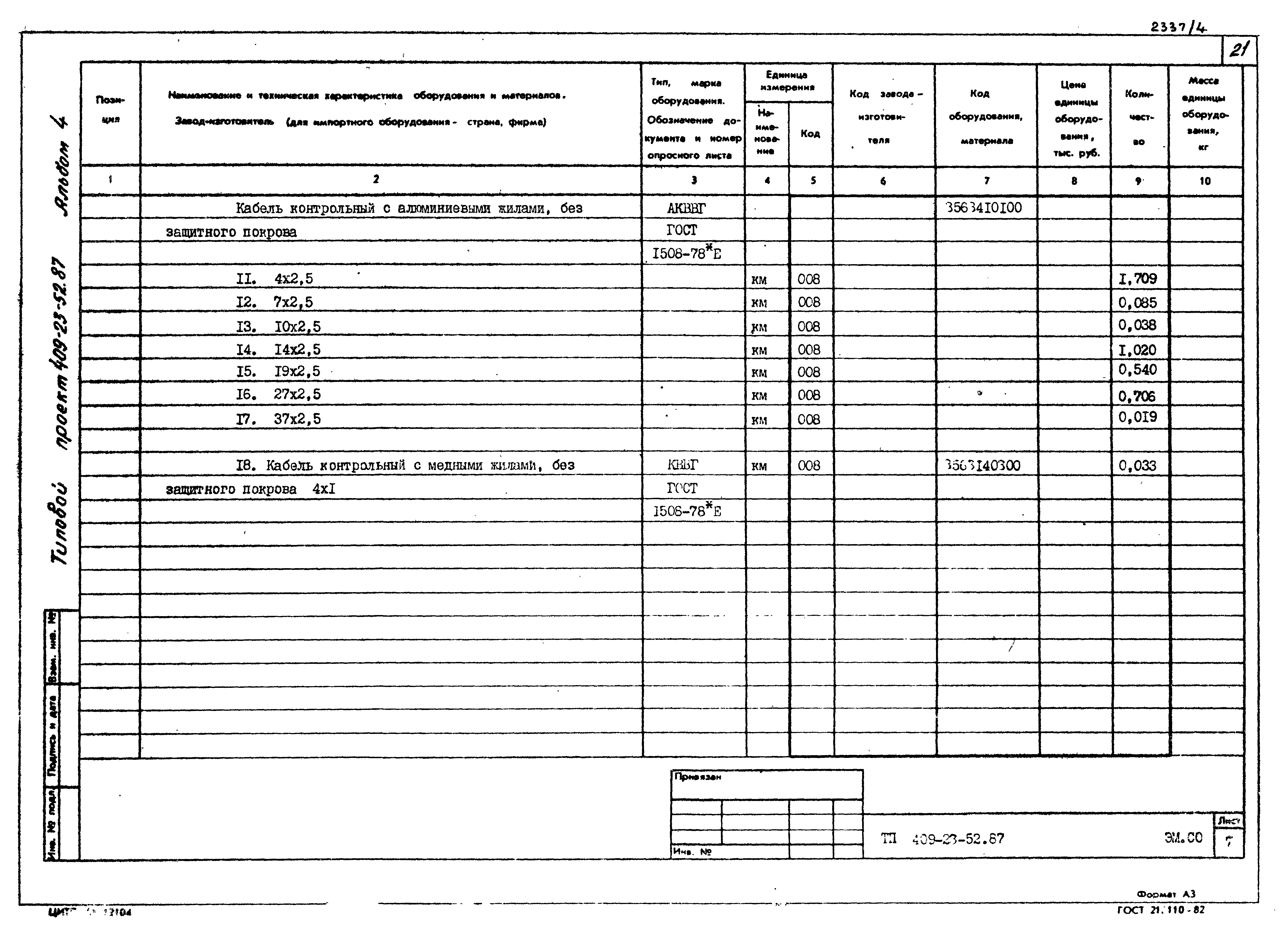 Типовой проект 409-23-52.87