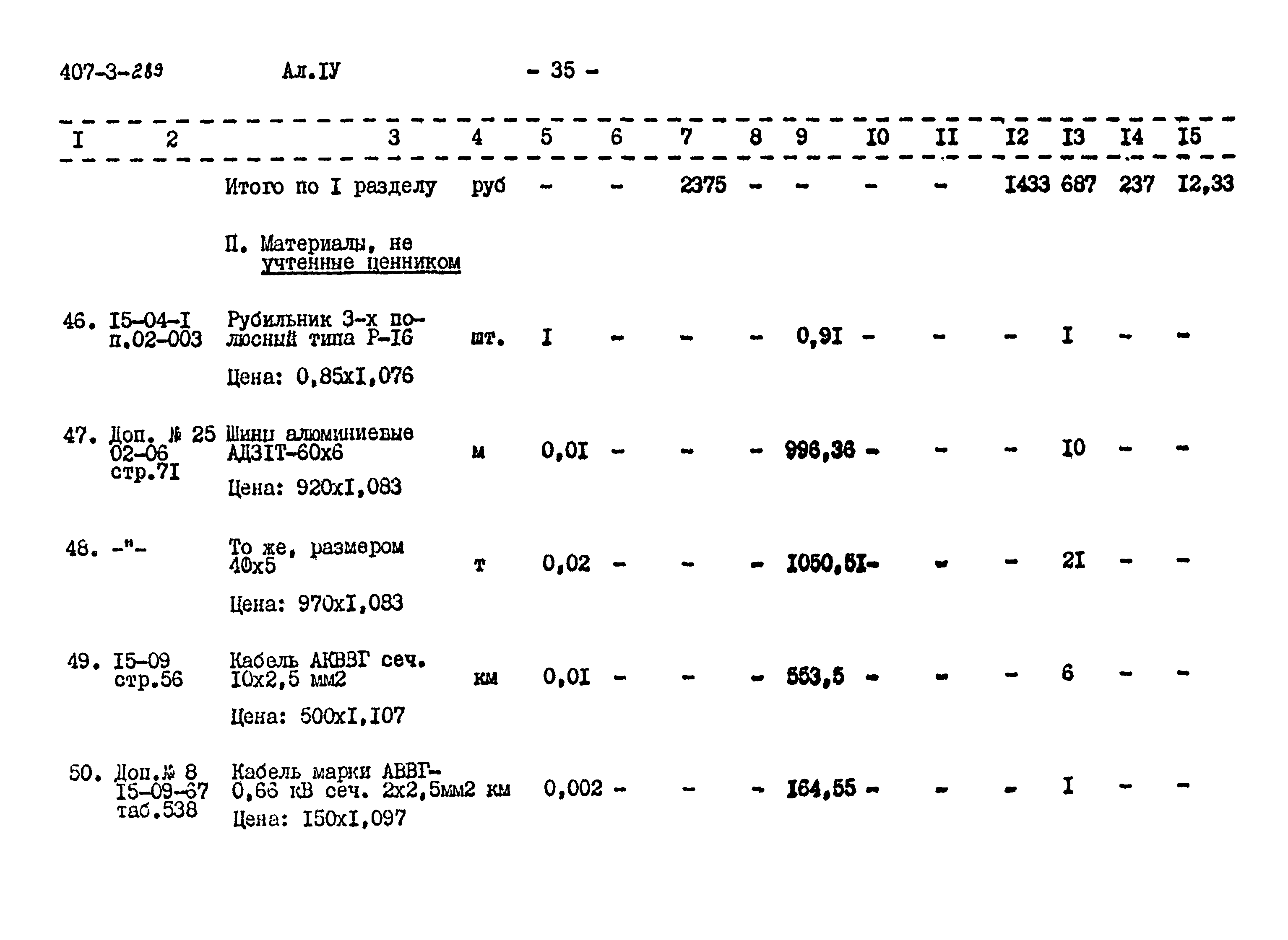 Типовой проект 407-3-289