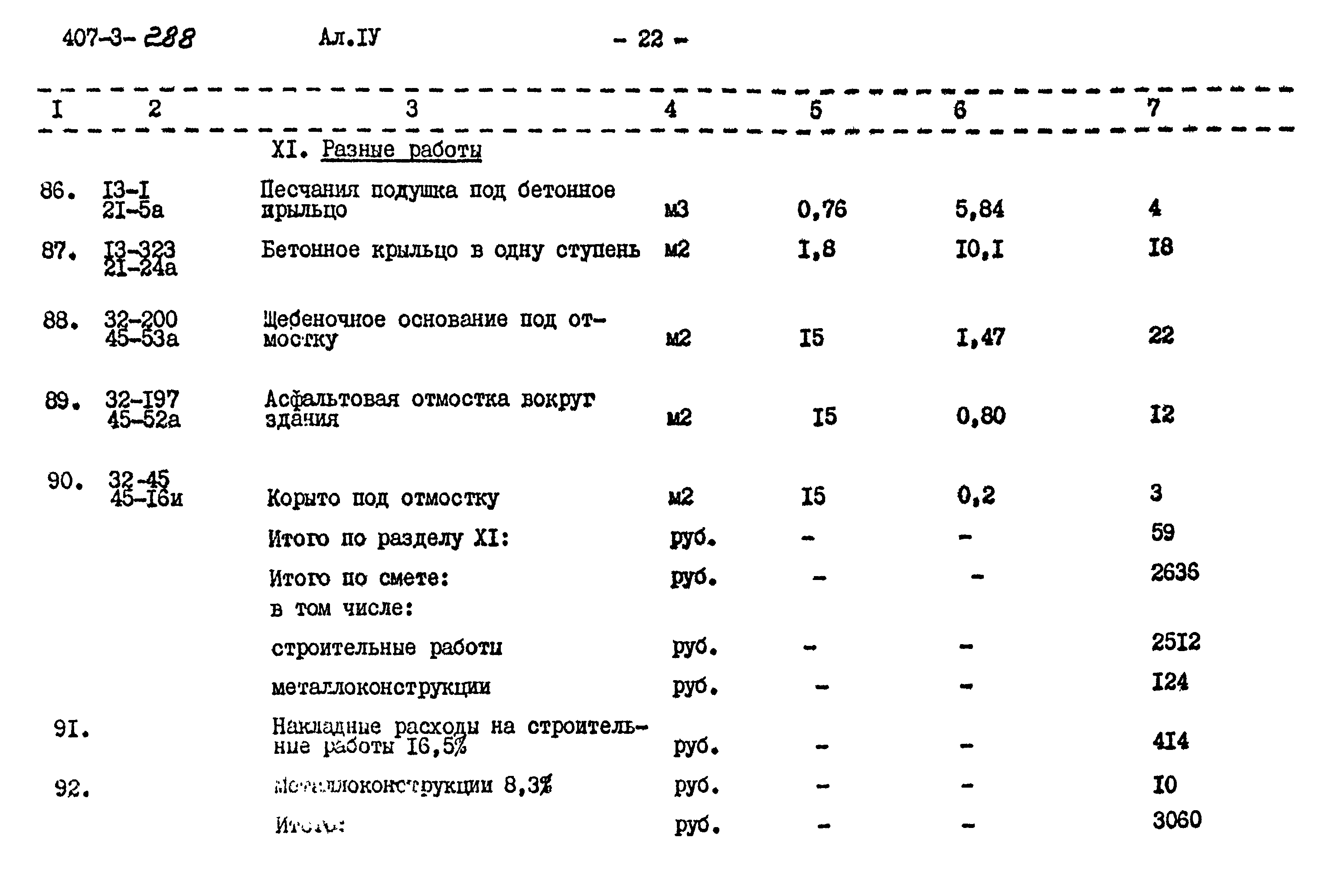 Типовой проект 407-3-288