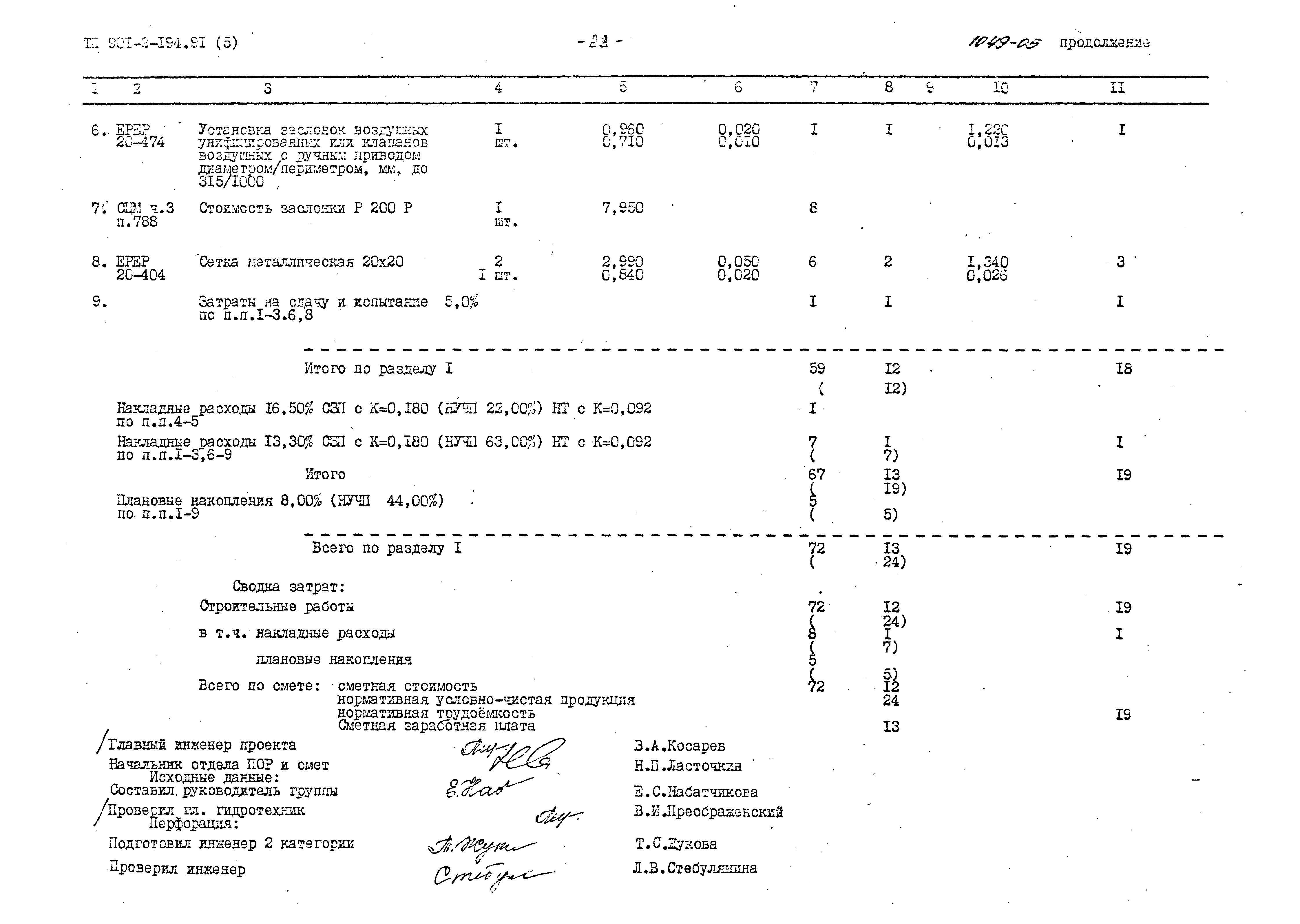 Типовой проект 901-2-194.91