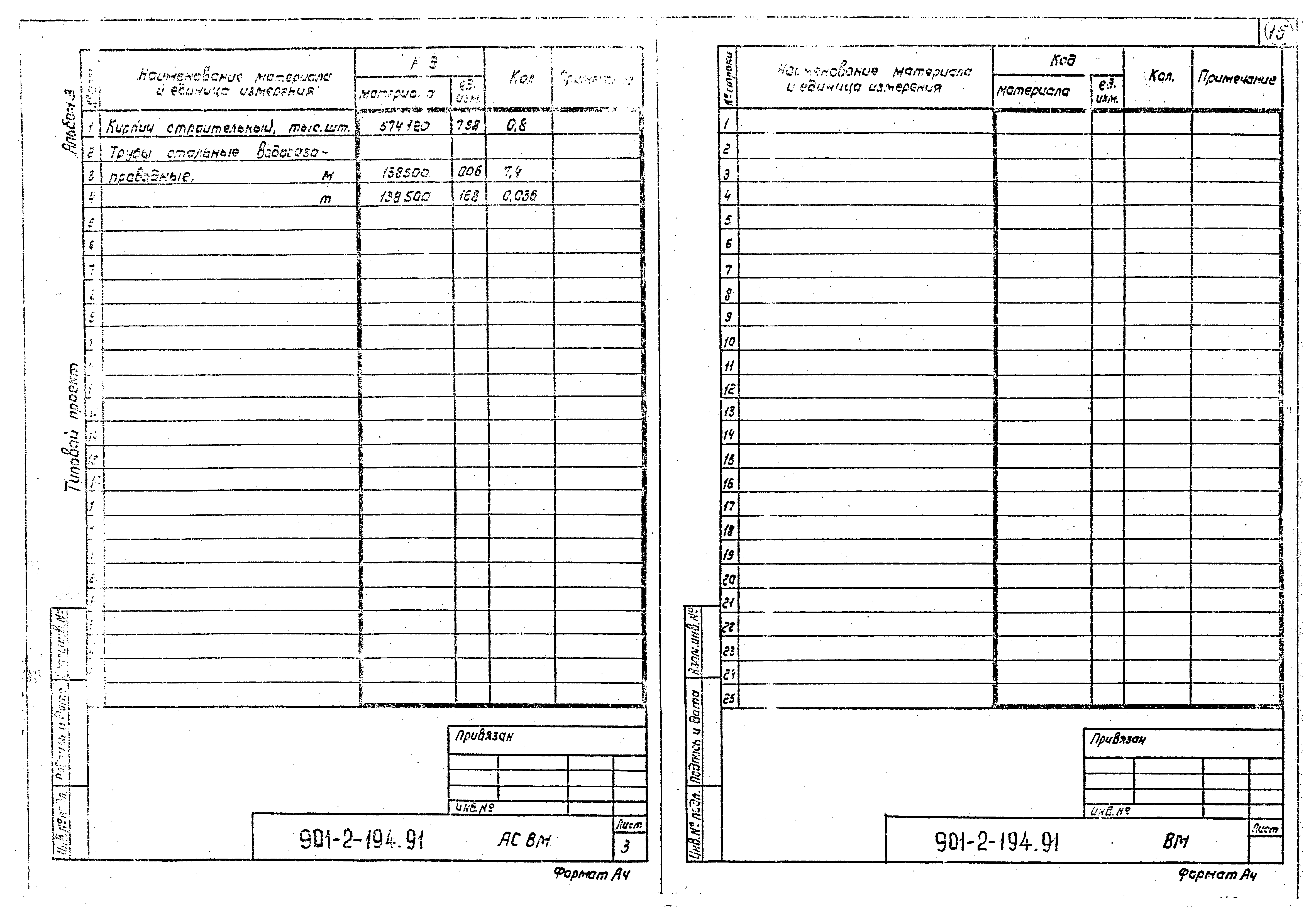 Типовой проект 901-2-194.91