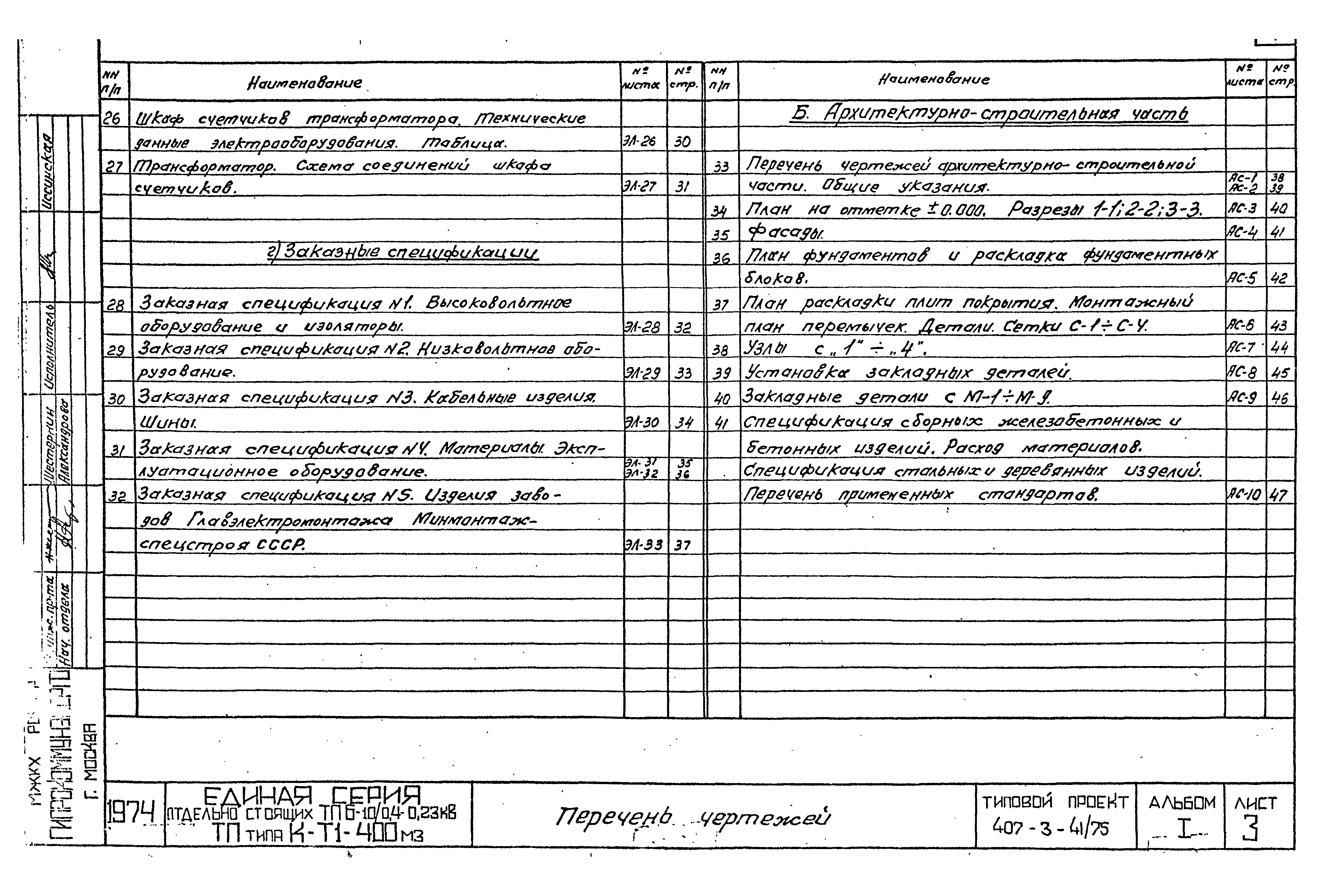 Типовой проект 407-3-41/75