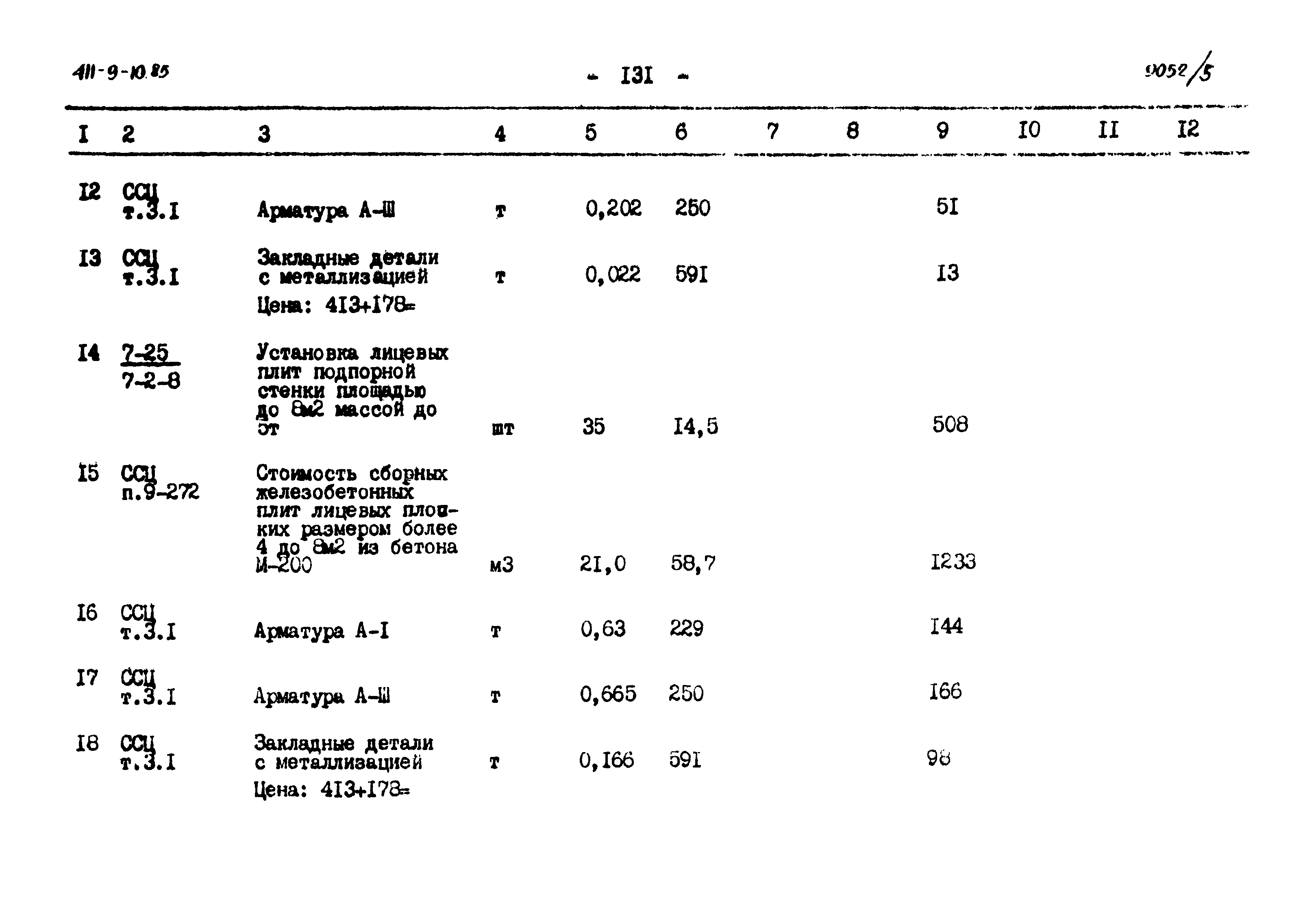 Типовой проект 411-9-10.85